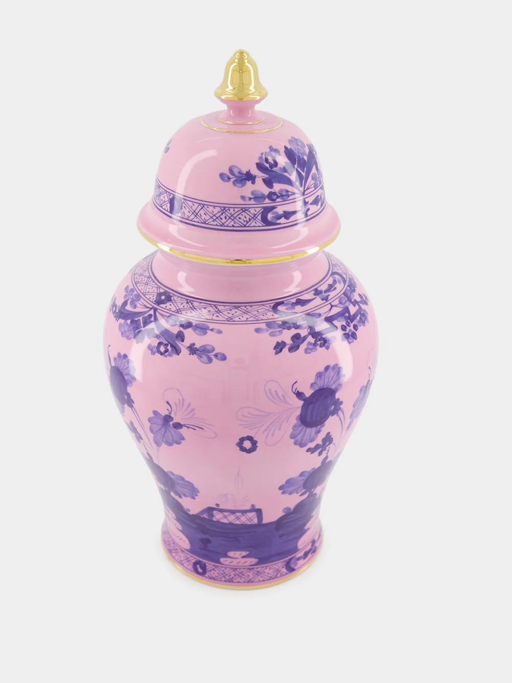 Oriente Italiano Large Azalea Potiche Vase - Image 2