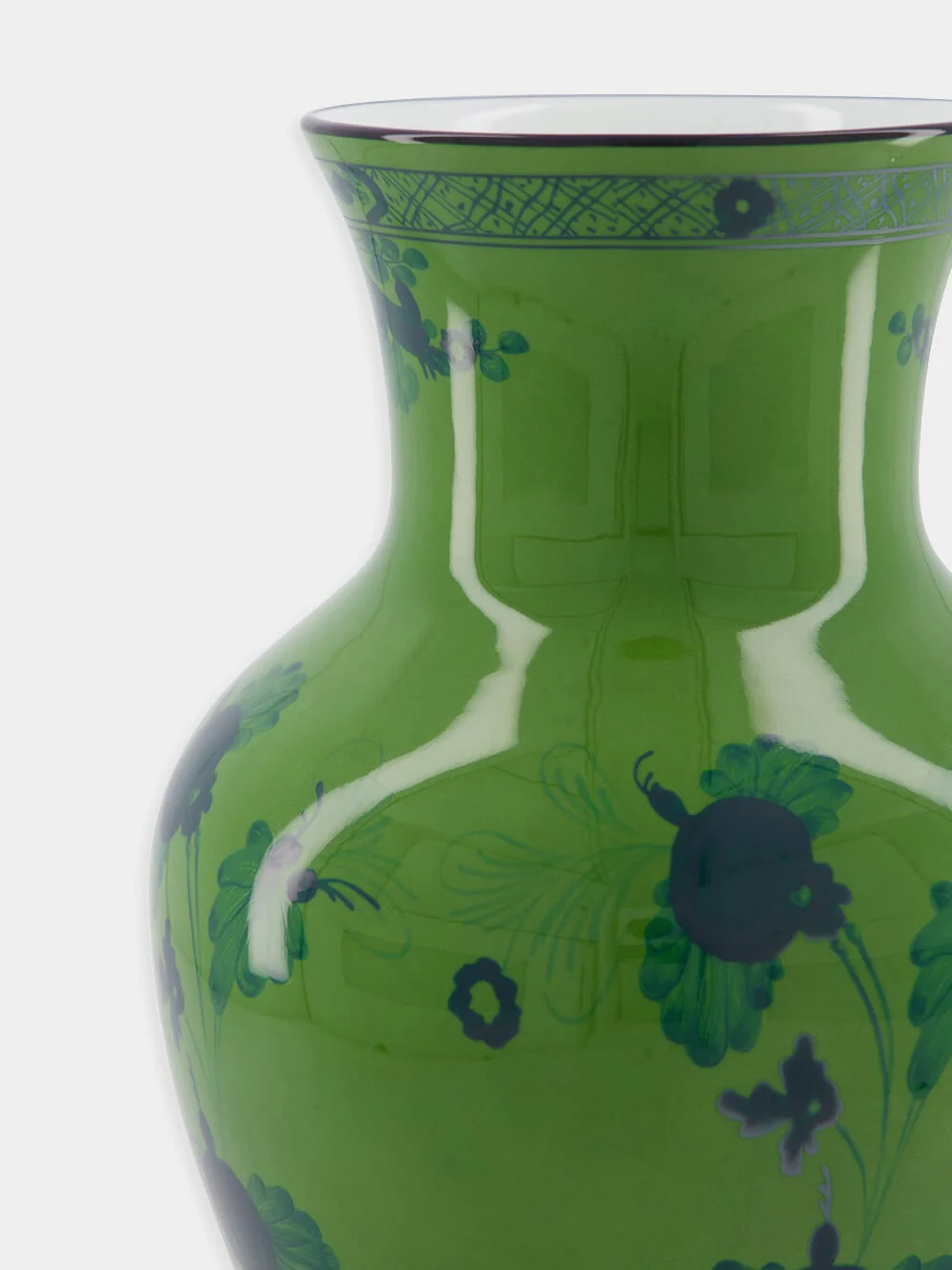 Oriente Italiano Large Malachite Ming Vase - Image 3