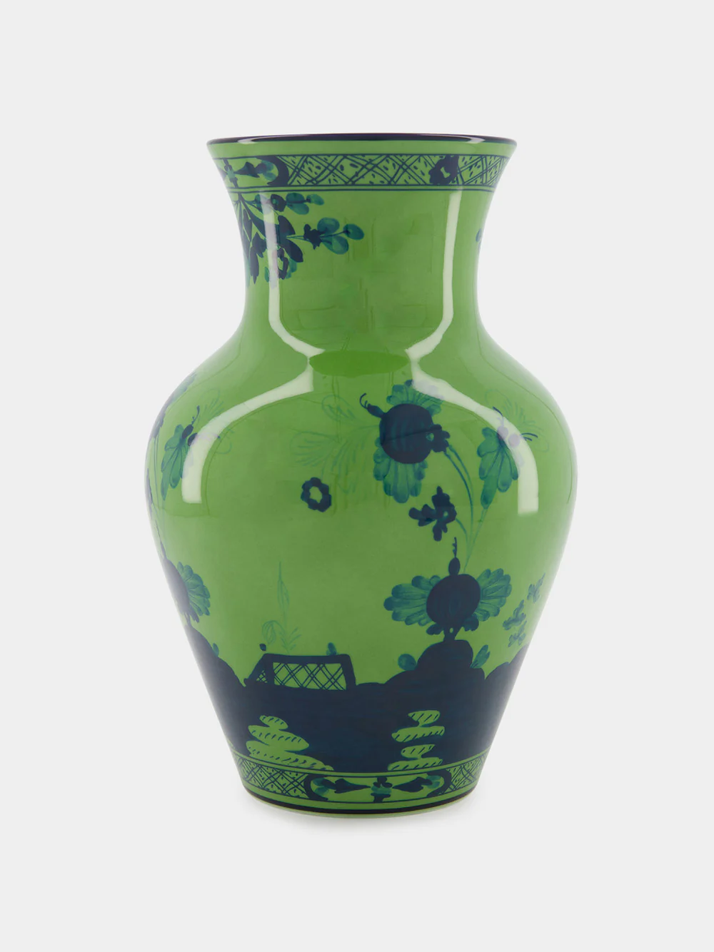 Oriente Italiano Malachite Ming Vase - Image 3