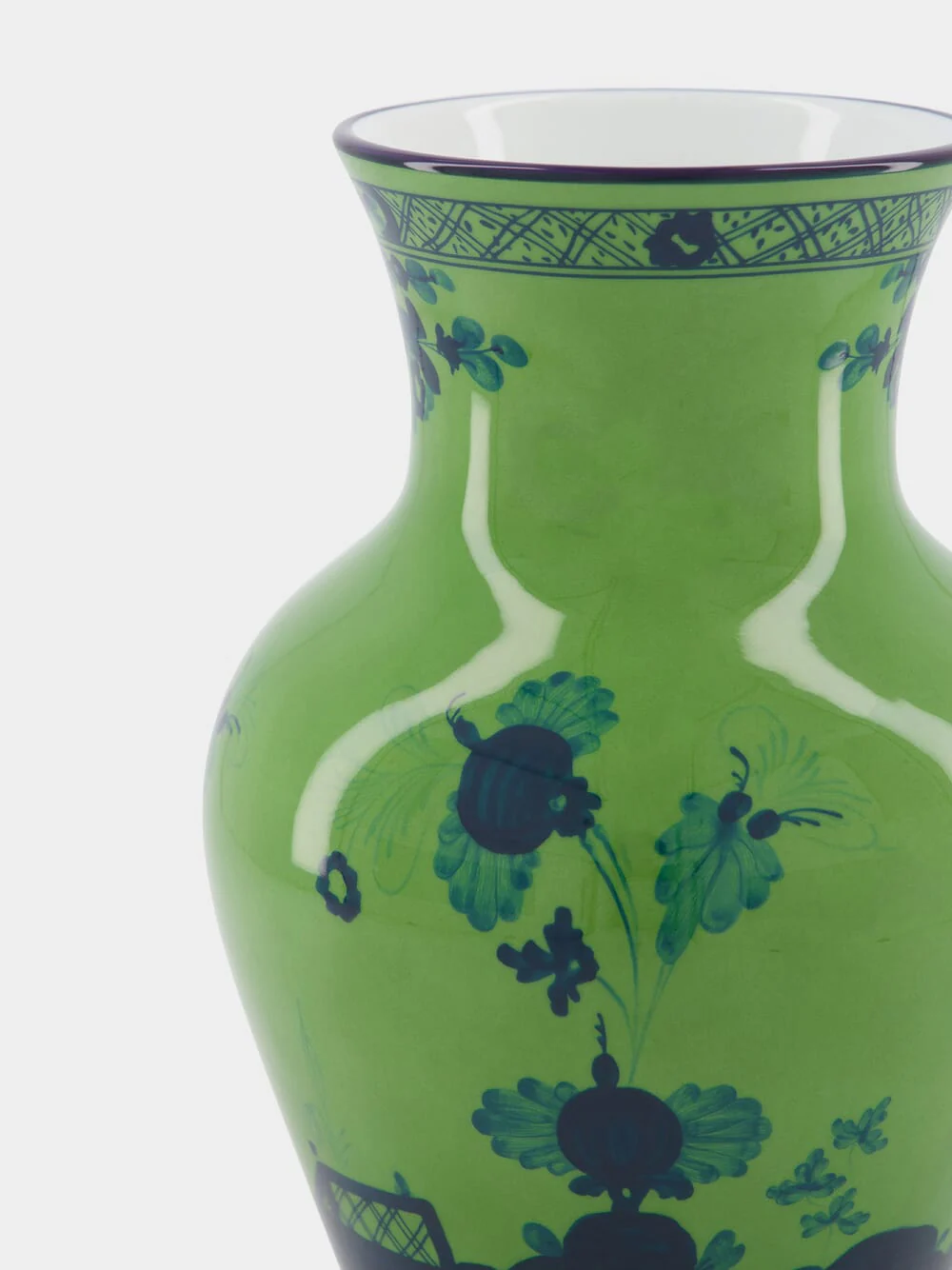 Oriente Italiano Malachite Ming Vase - Image 4