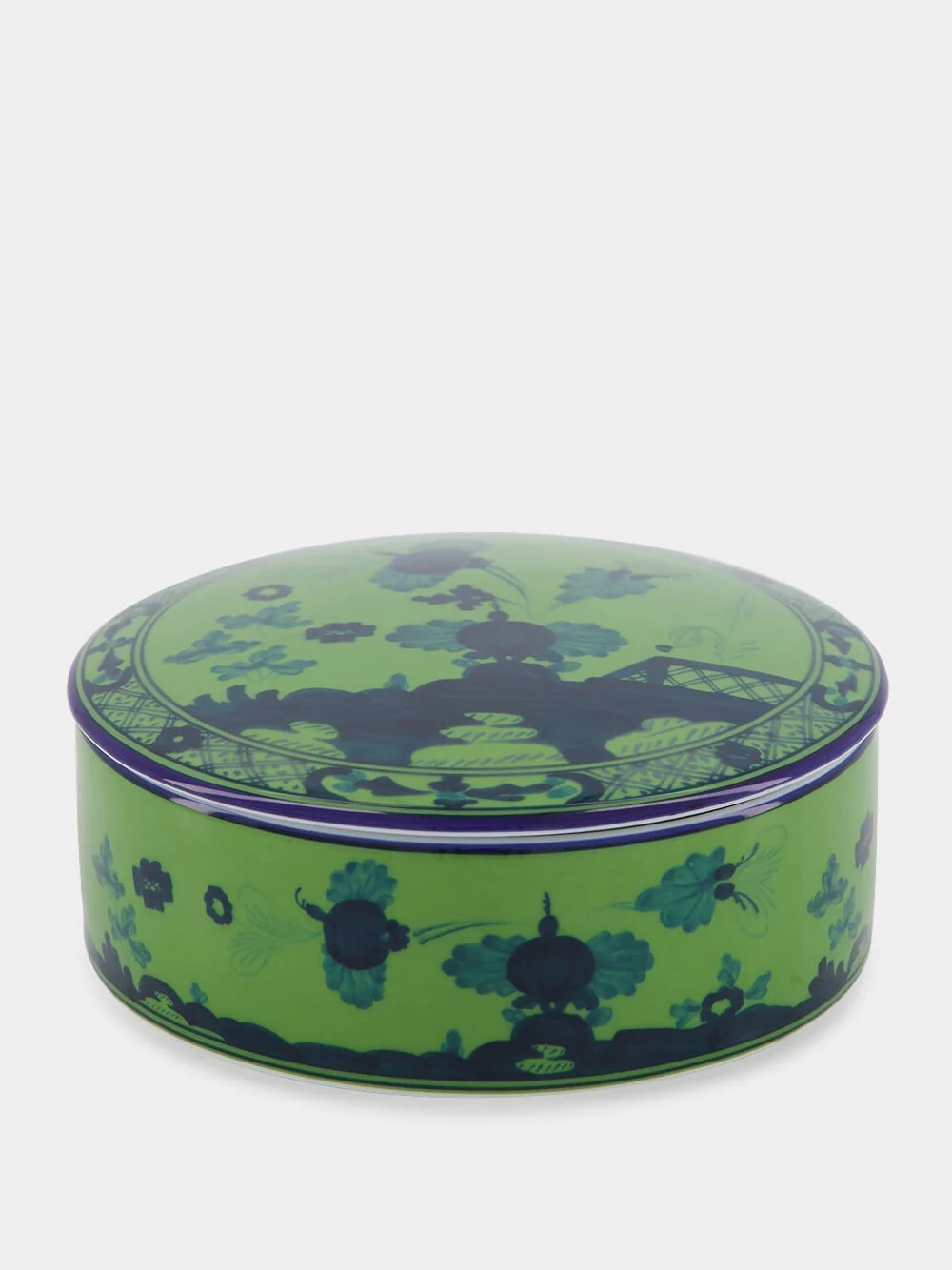 Oriente Italiano Malachite Trinket Box