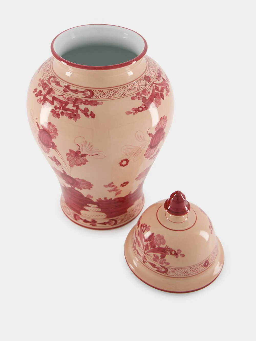 Oriente Italiano Vermiglio Large Potiche Vase - Image 2