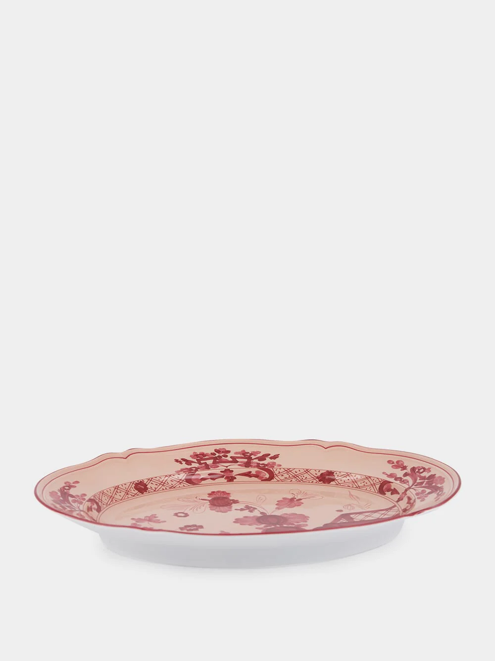 Oriente Italiano Vermiglio Oval Platter - Image 2