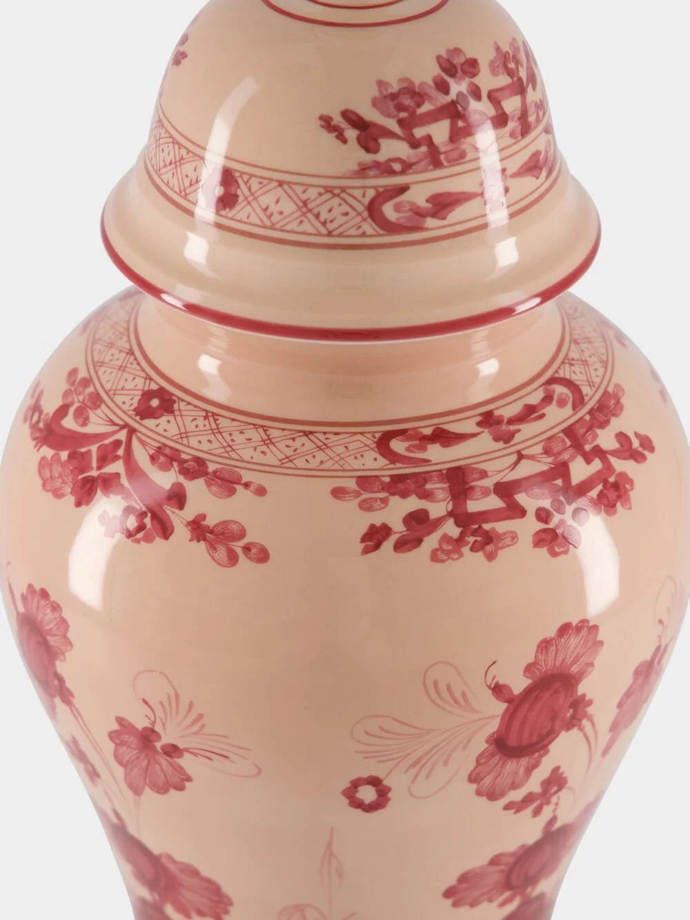 Oriente Italiano Vermiglio Potiche Vase - Image 3