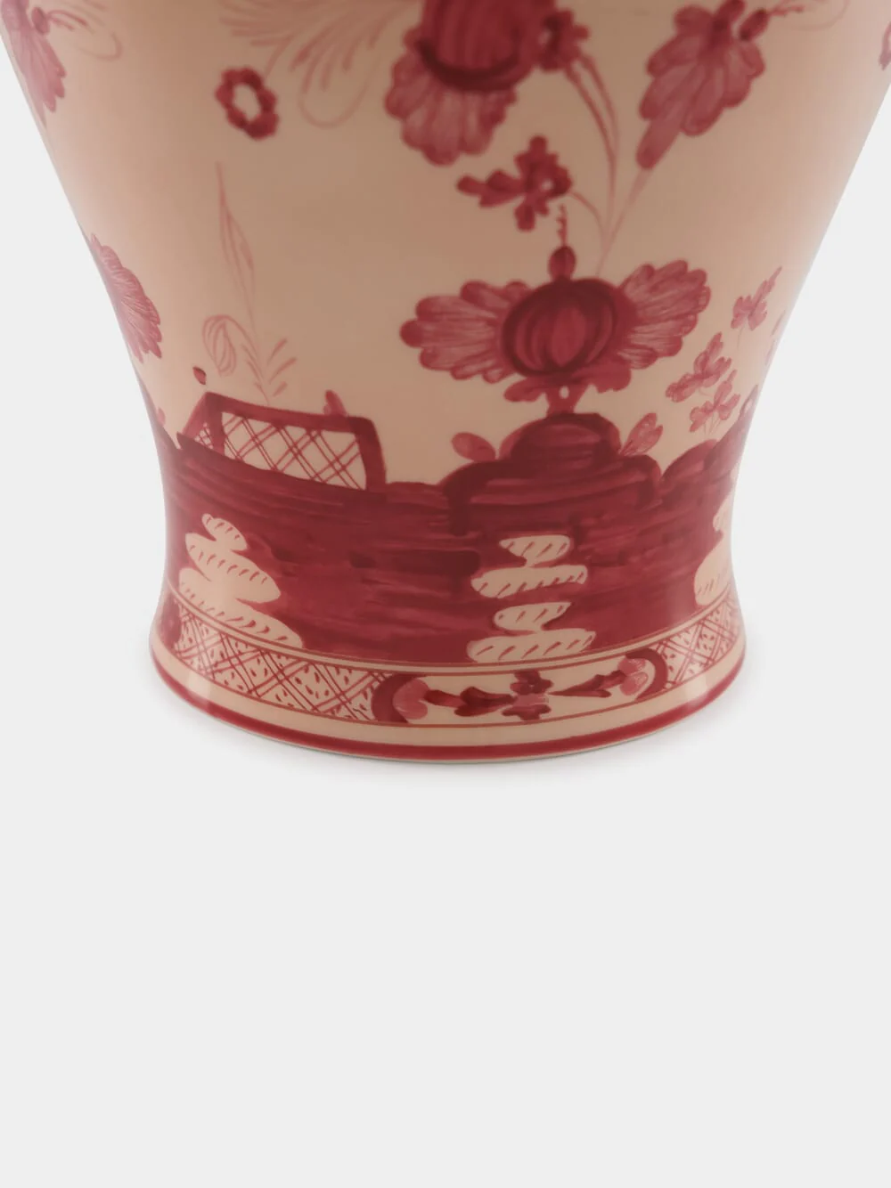 Oriente Italiano Vermiglio Potiche Vase - Image 4