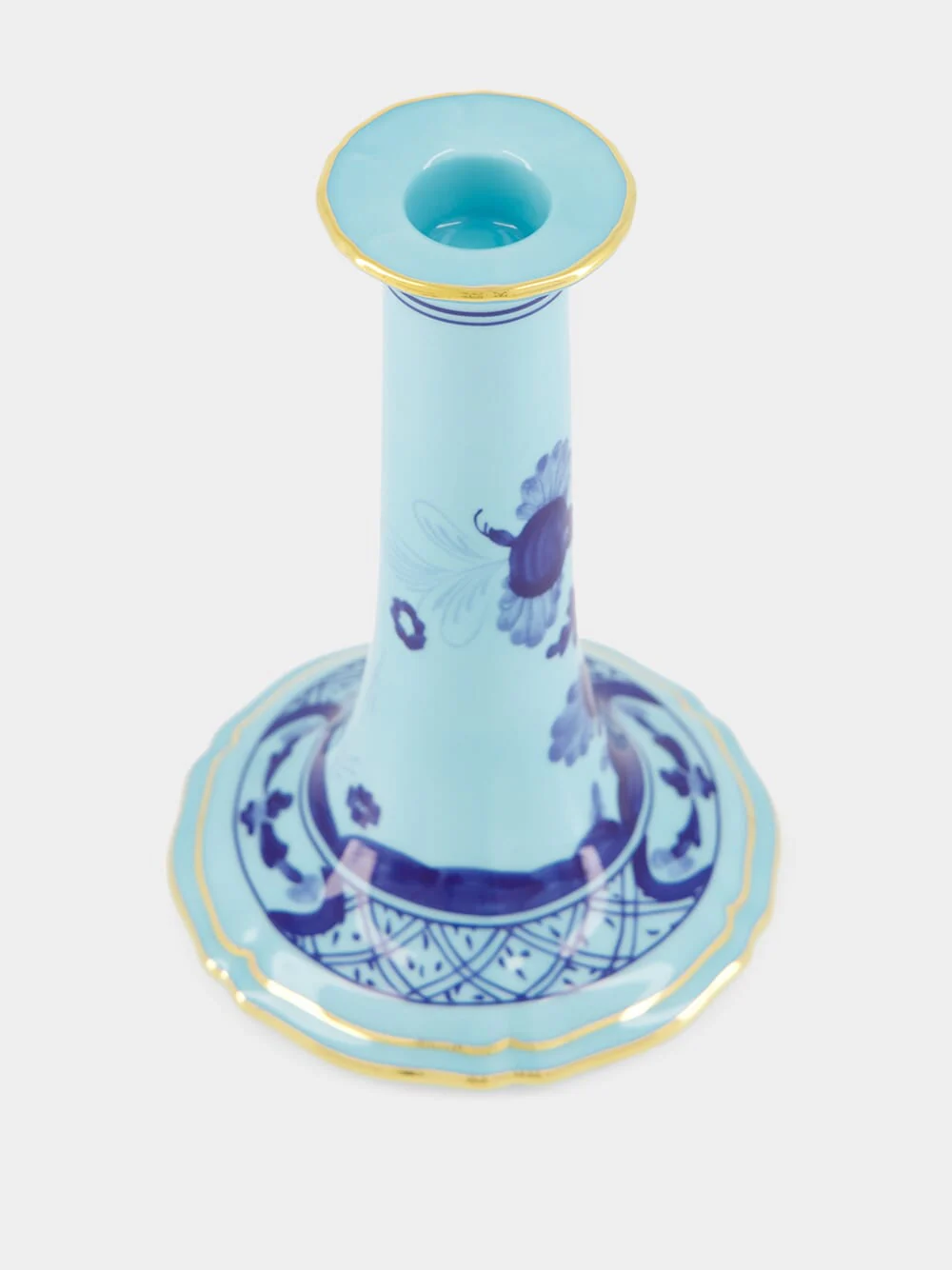 Iris Oriente Italiano Porcelain Candleholder - Image 3