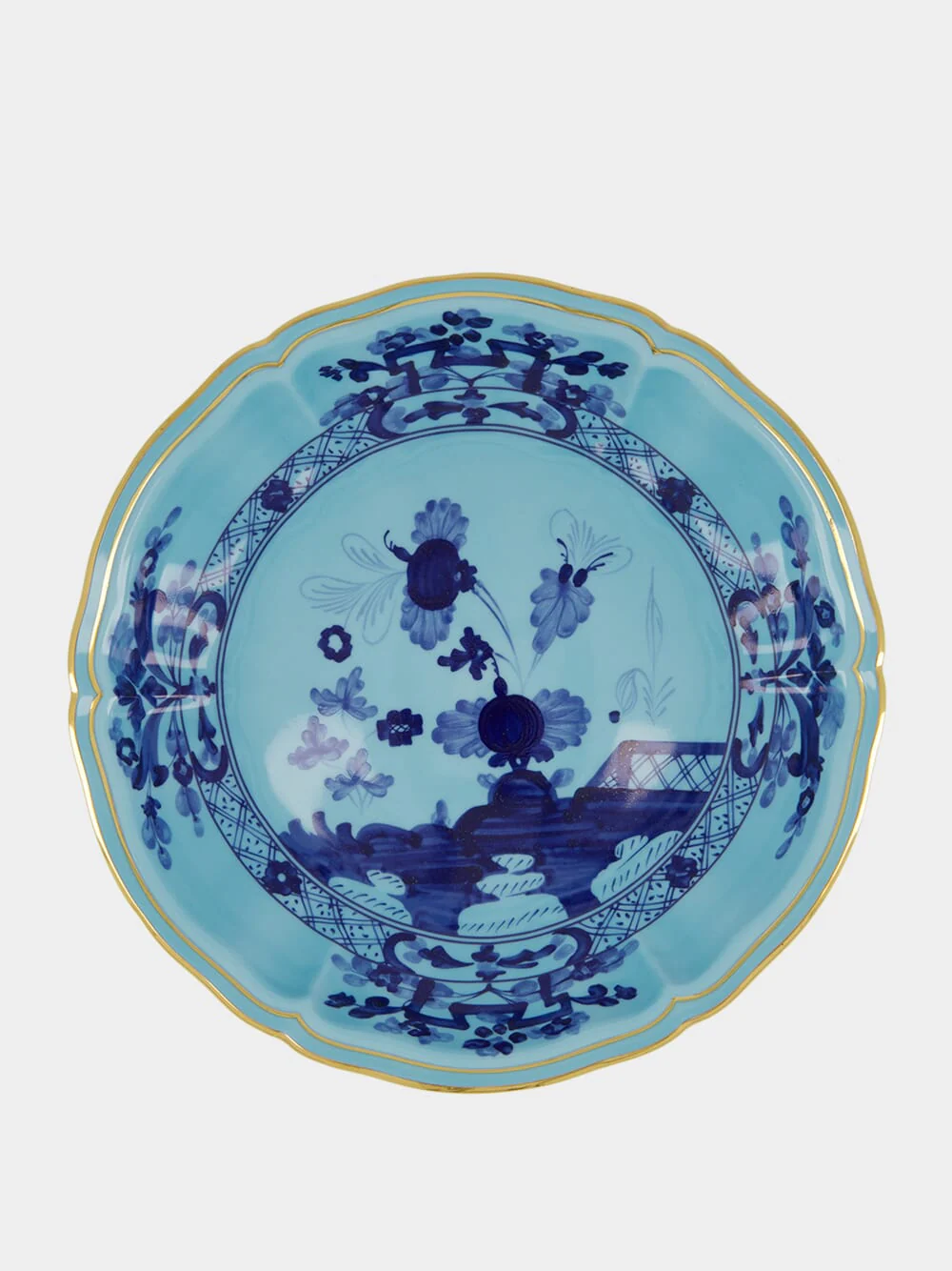 Iris Oriente Italiano Porcelain Fruit Holder