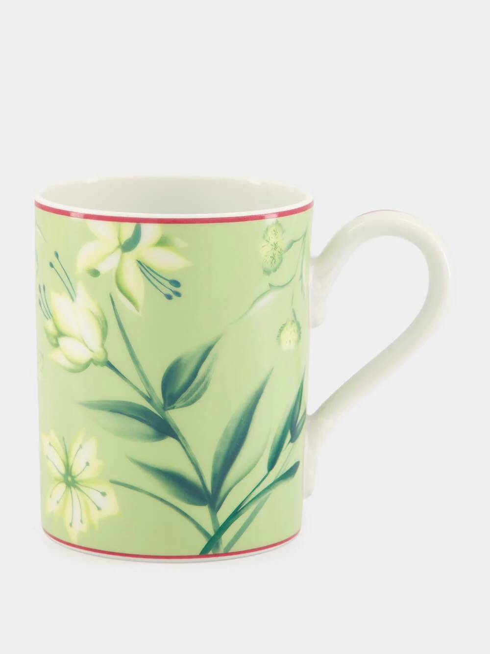 Florenza Acanto Green Porcelain Mug