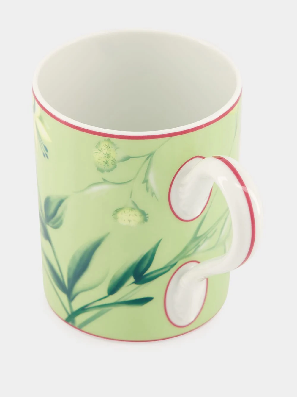 Florenza Acanto Green Porcelain Mug - Image 2