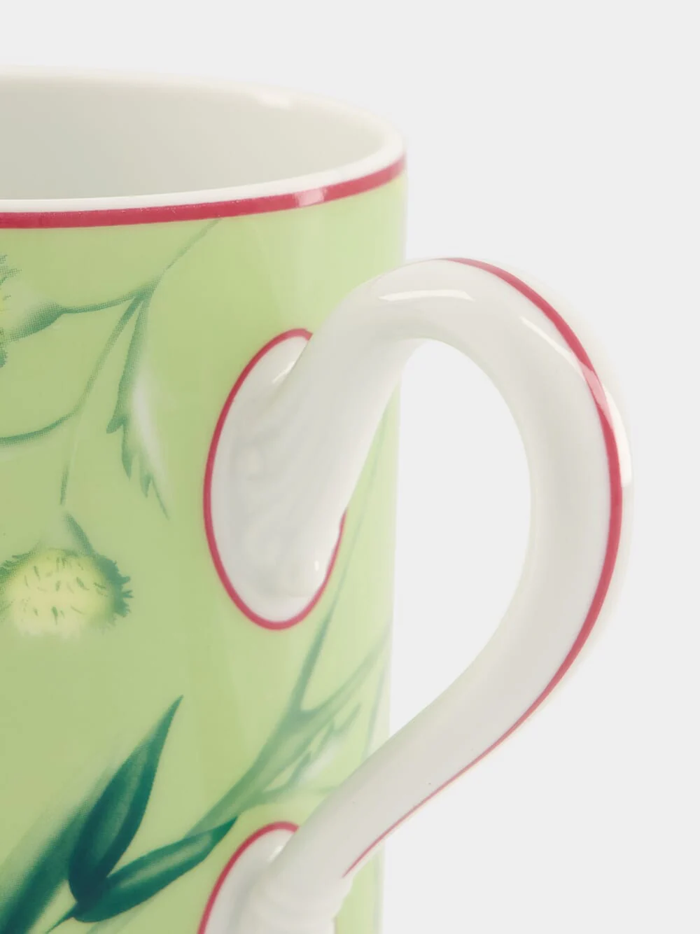 Florenza Acanto Green Porcelain Mug - Image 3