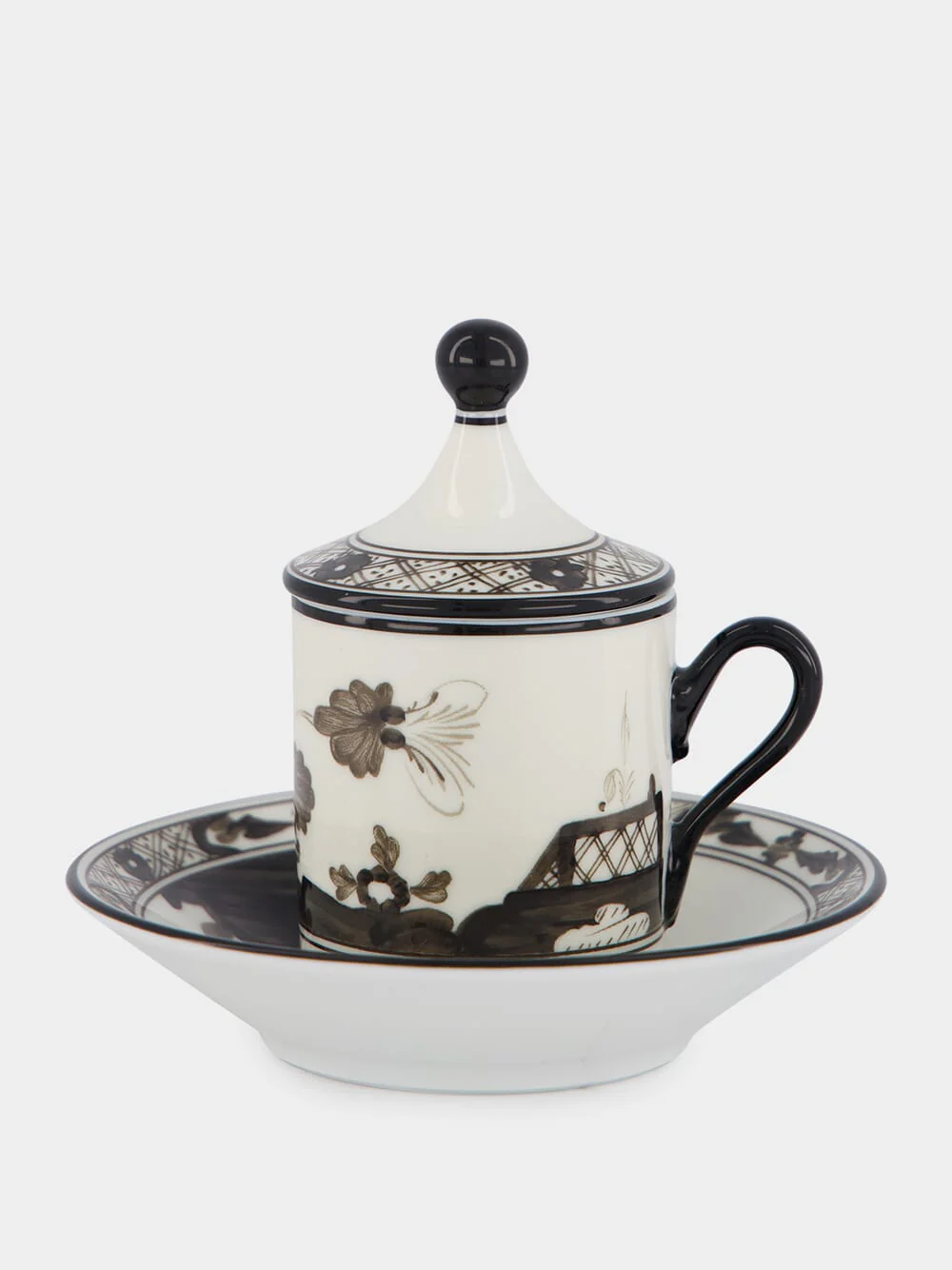 Oriente Italiano Albus Coffee Cup with Cover