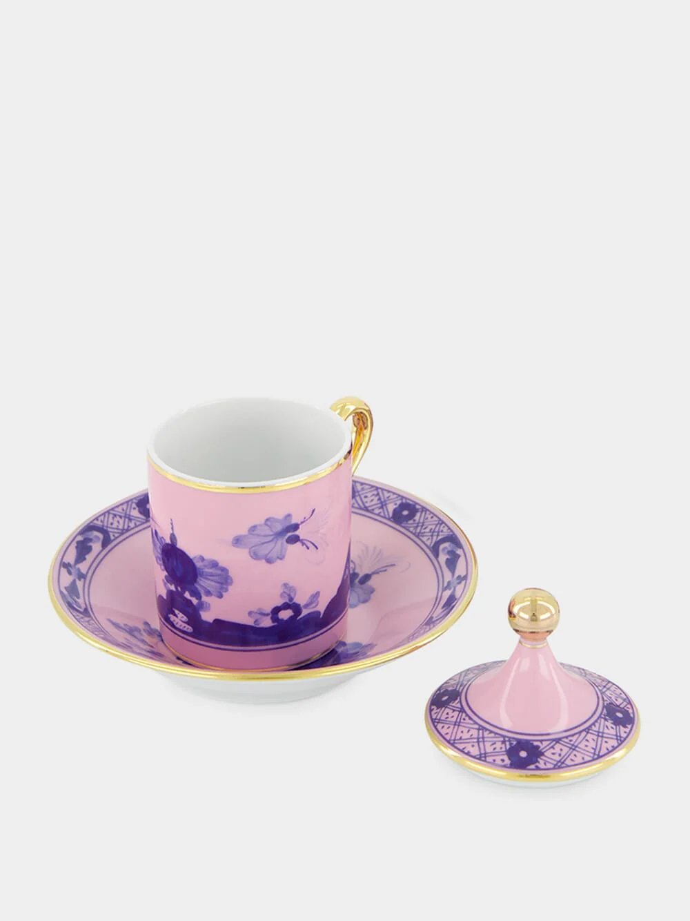 Oriente Italiano Azalea Coffee Cup with Cover - Image 2