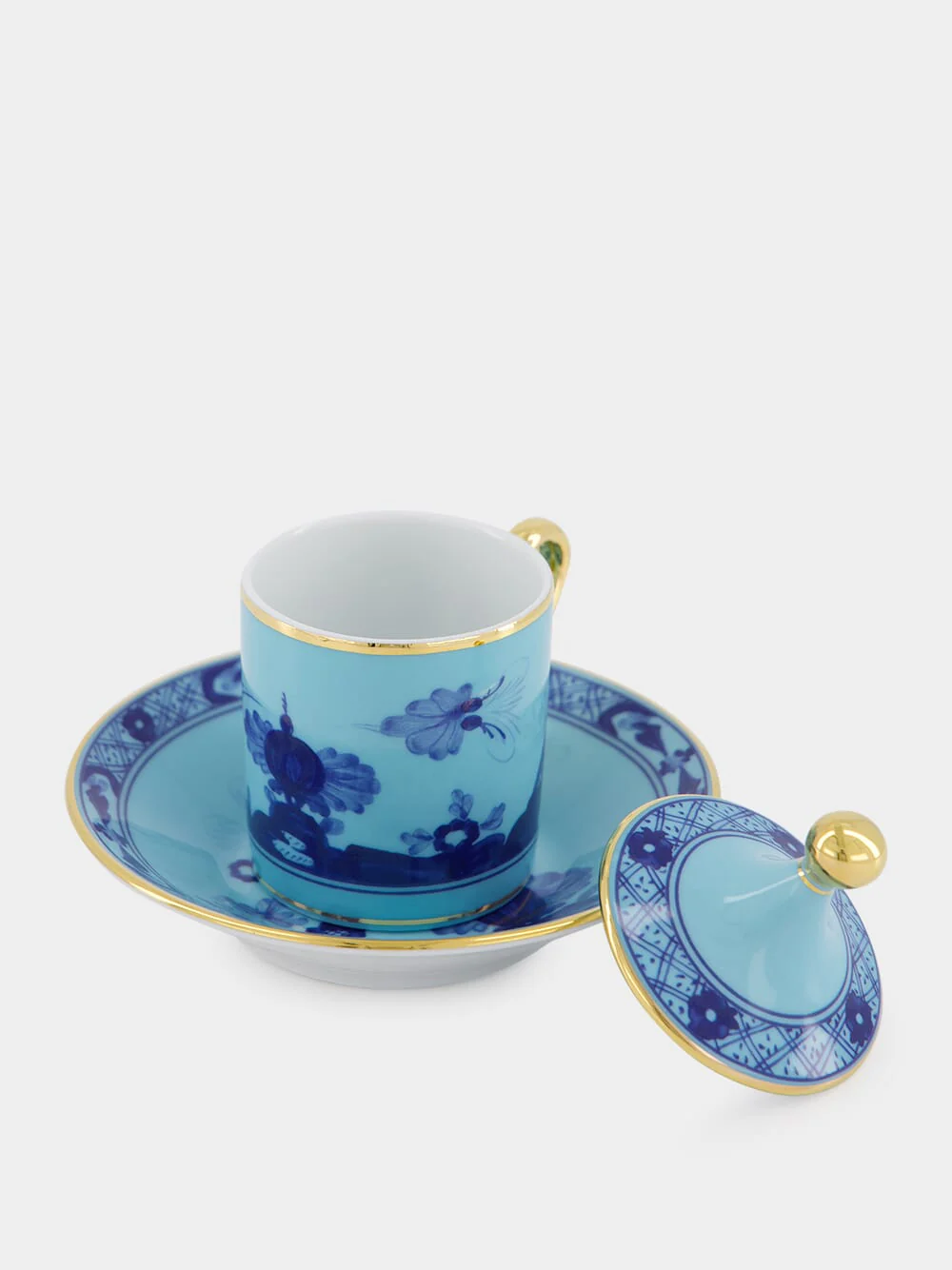 Oriente Italiano Iris Coffee Cup with Cover - Image 2