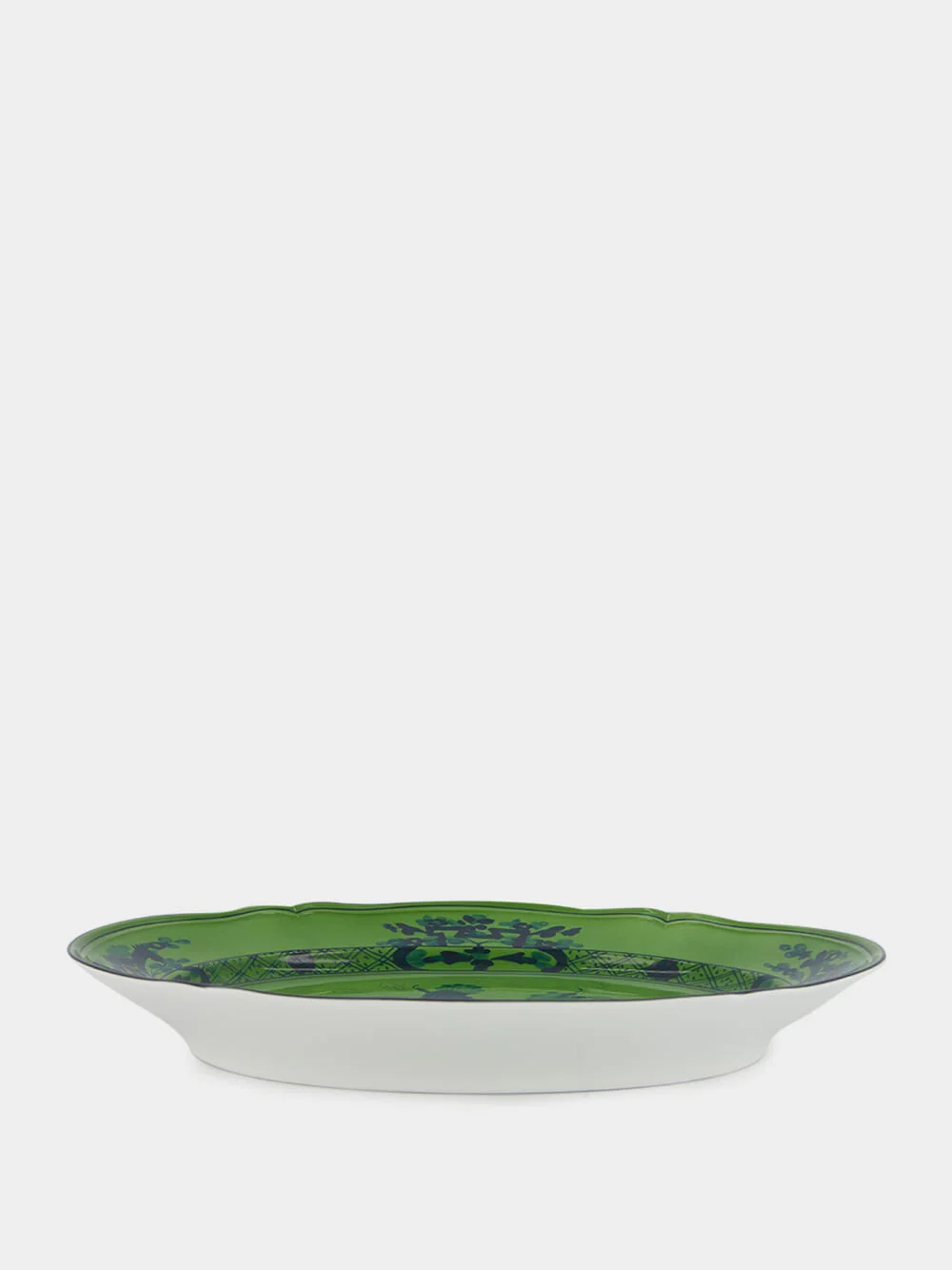 Oriente Italiano Large Malachite Oval Platter - Image 3