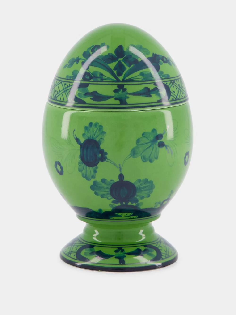 Oriente Italiano Malachite Egg Cup with Cover - Image 3