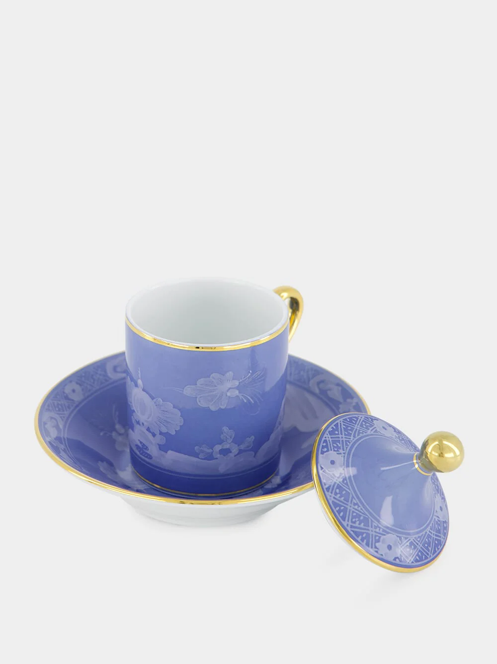 Oriente Italiano Pervinca Coffee Cup with Cover - Image 2