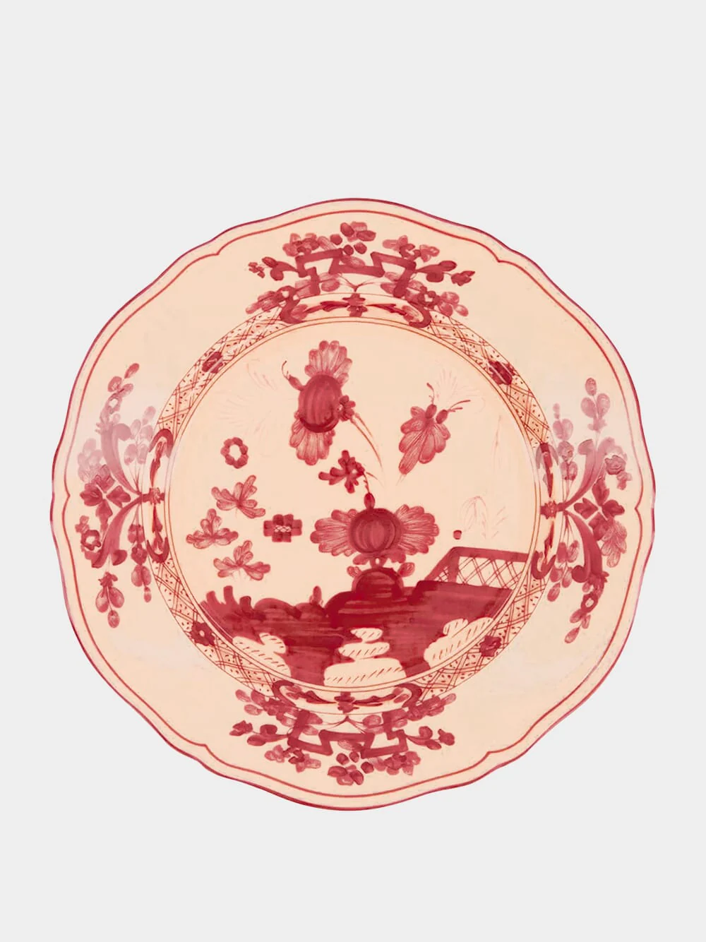 Oriente Italiano Vermiglio Dinner Plate