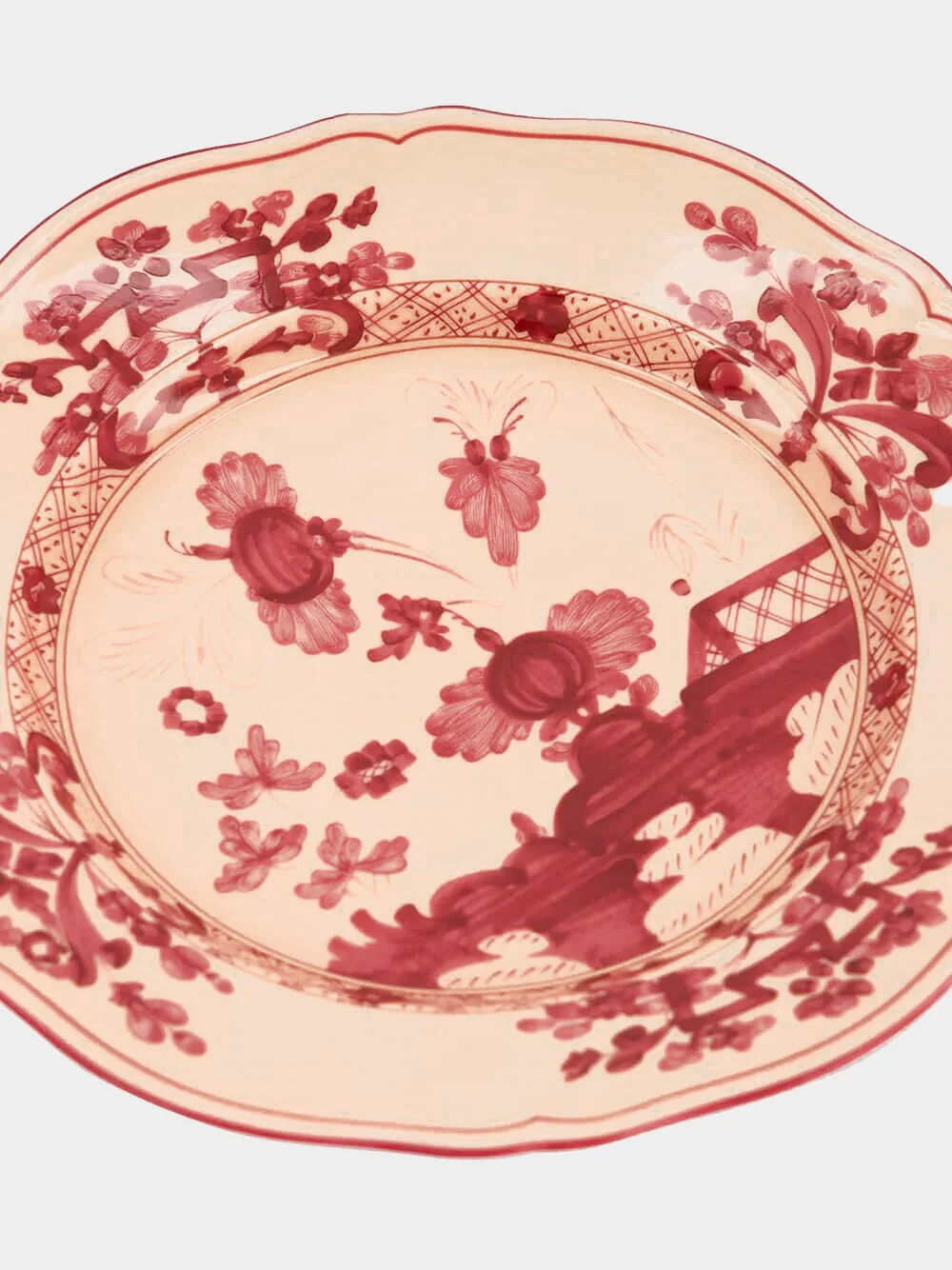 Oriente Italiano Vermiglio Dinner Plate - Image 4
