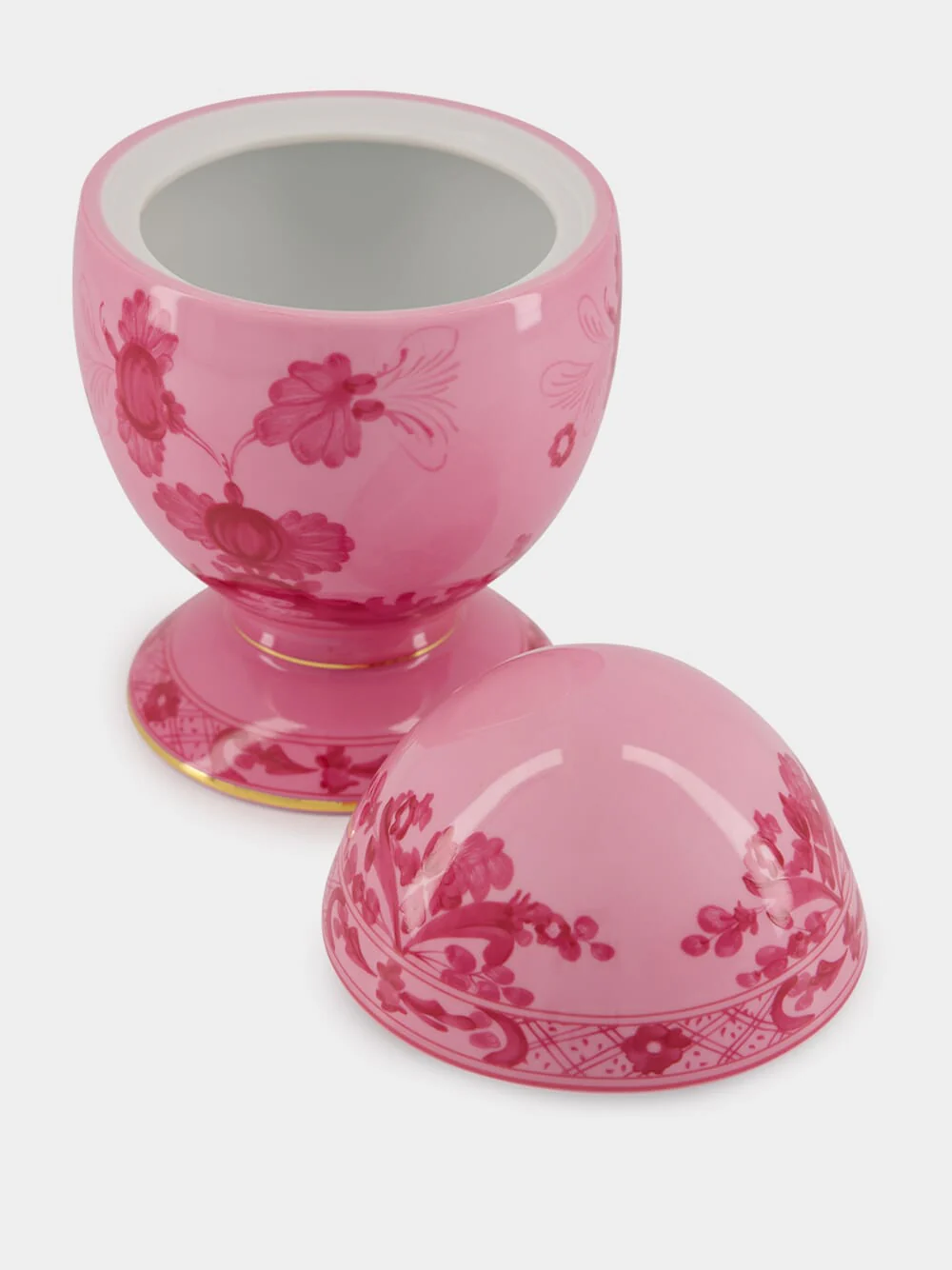Porpora Oriente Italiano Large Porcelain Egg - Image 2
