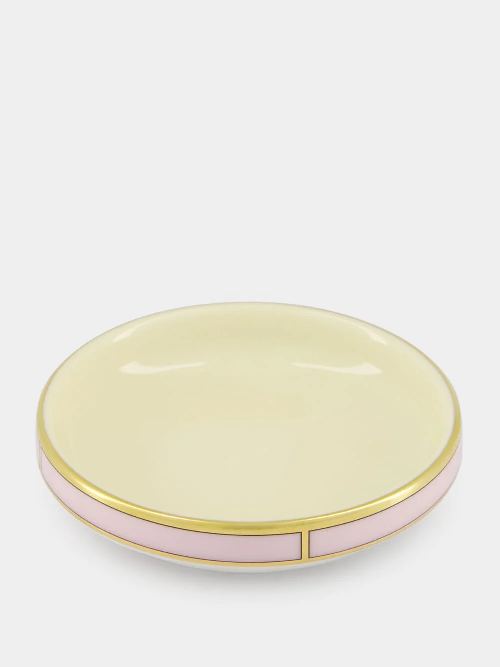 Giallo Porcelain Diva Butter Dish