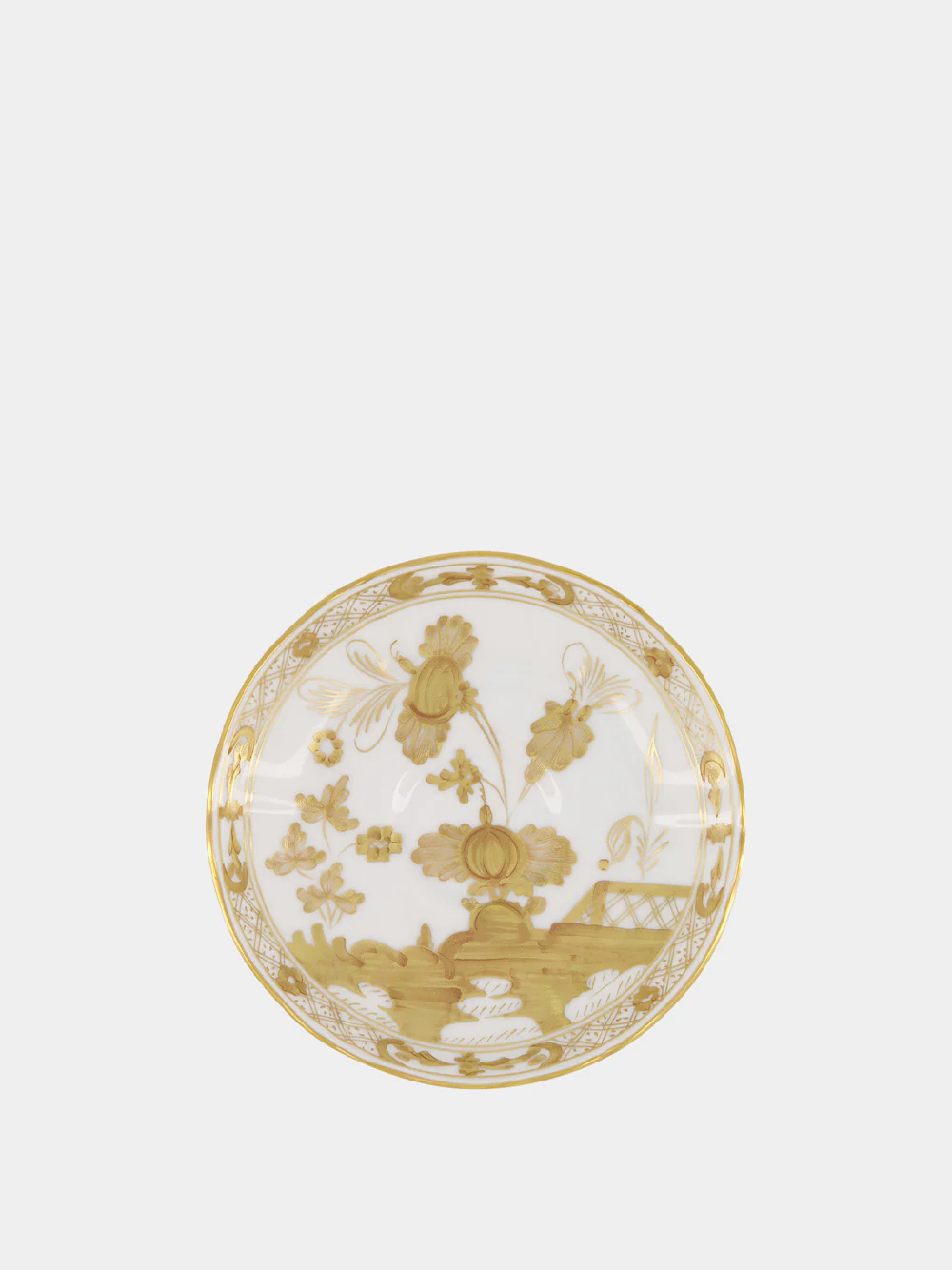 White Coffee Saucer Oriente Italiano