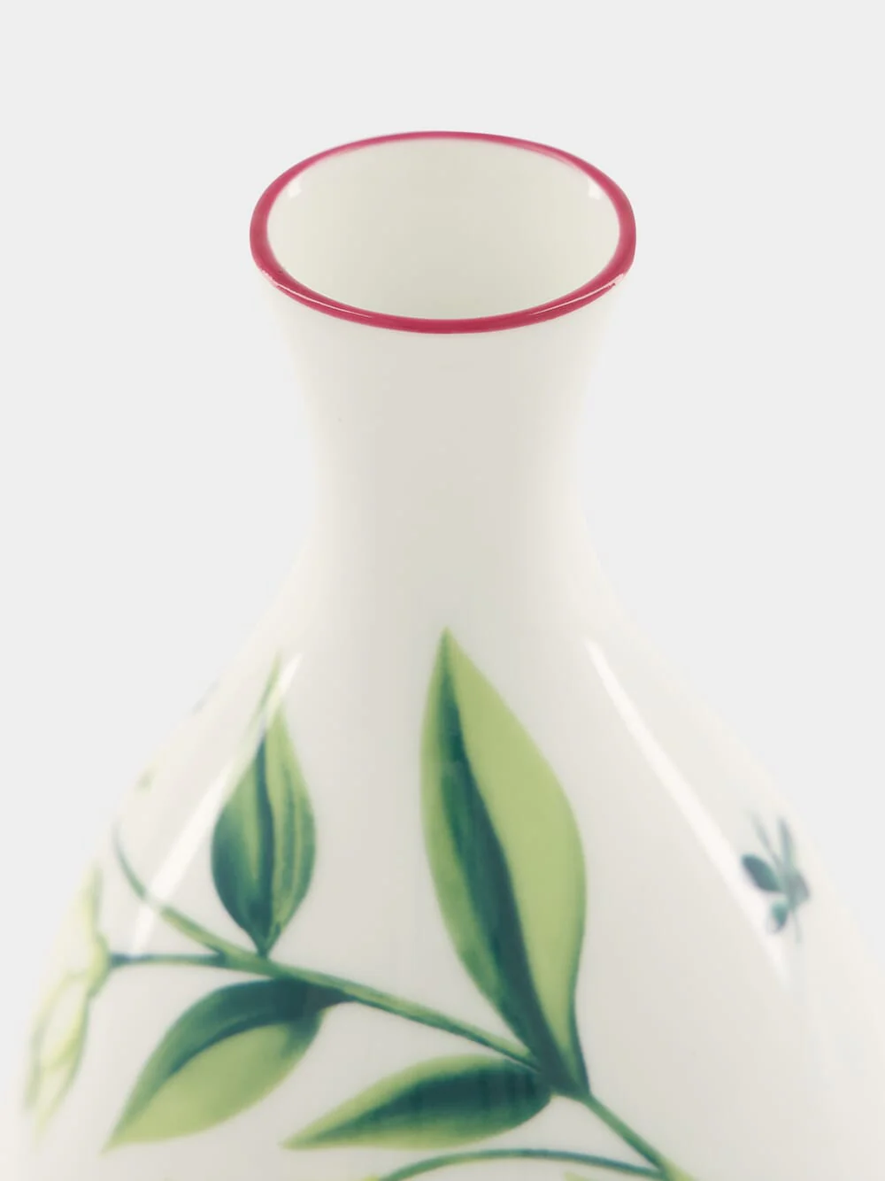 Florenza Acanto Green Porcelain Bud Vase - Image 3