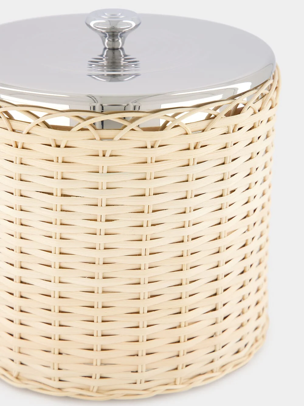 Large Rattan Ice Bucket - Image 3