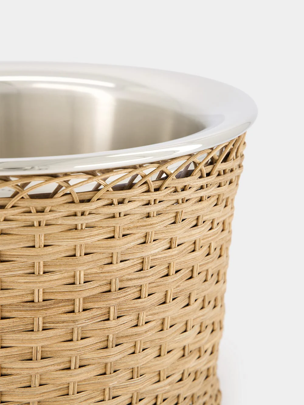 Menton N°1 Champagne Bucket Dark Rattan - Image 3