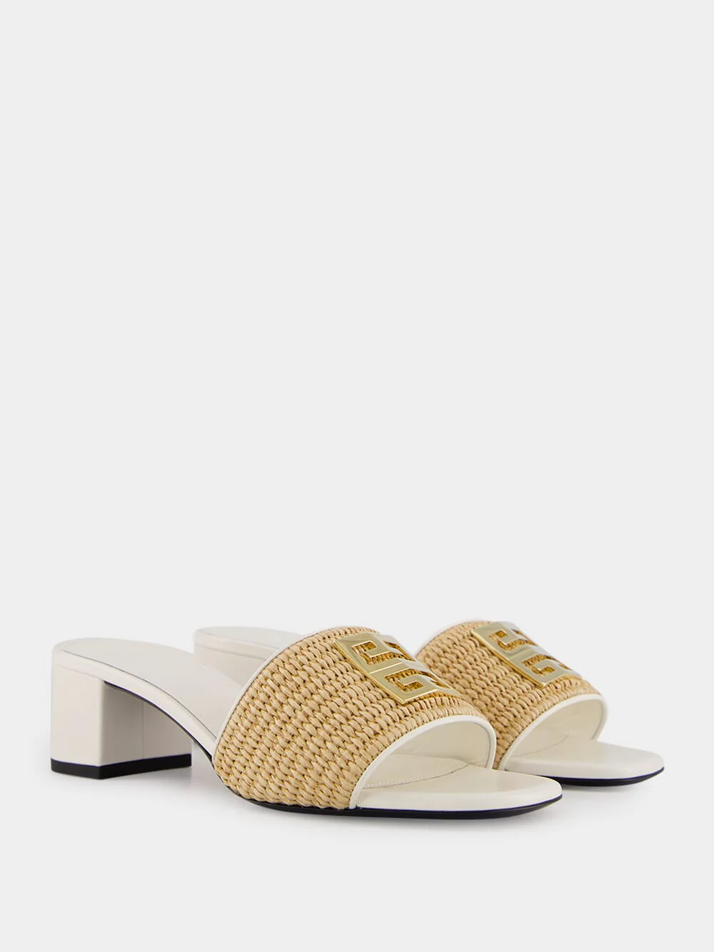 4G Mules In Raffia - Image 3