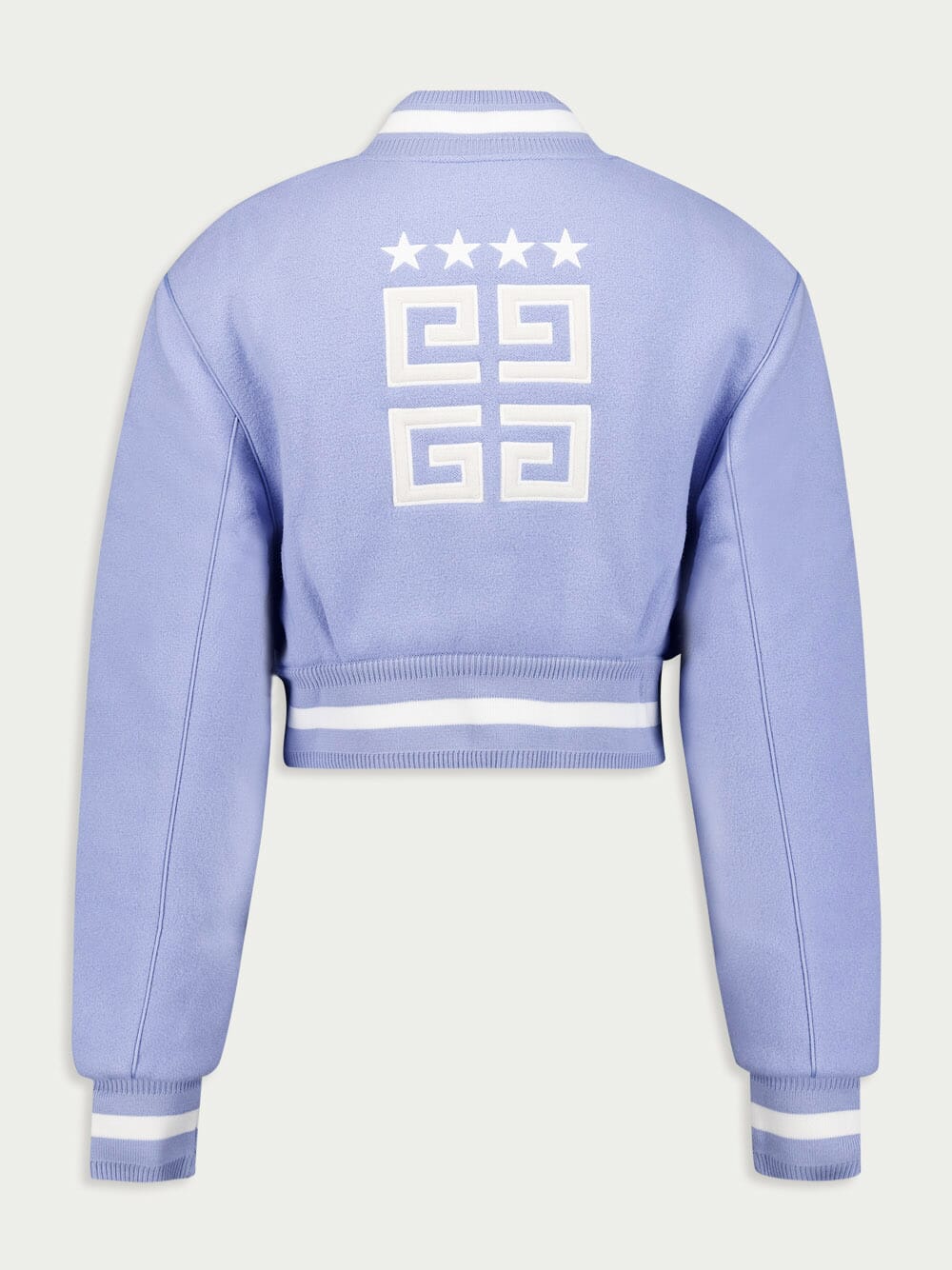 4G Stars Cropped Varsity Jacket - Image 2