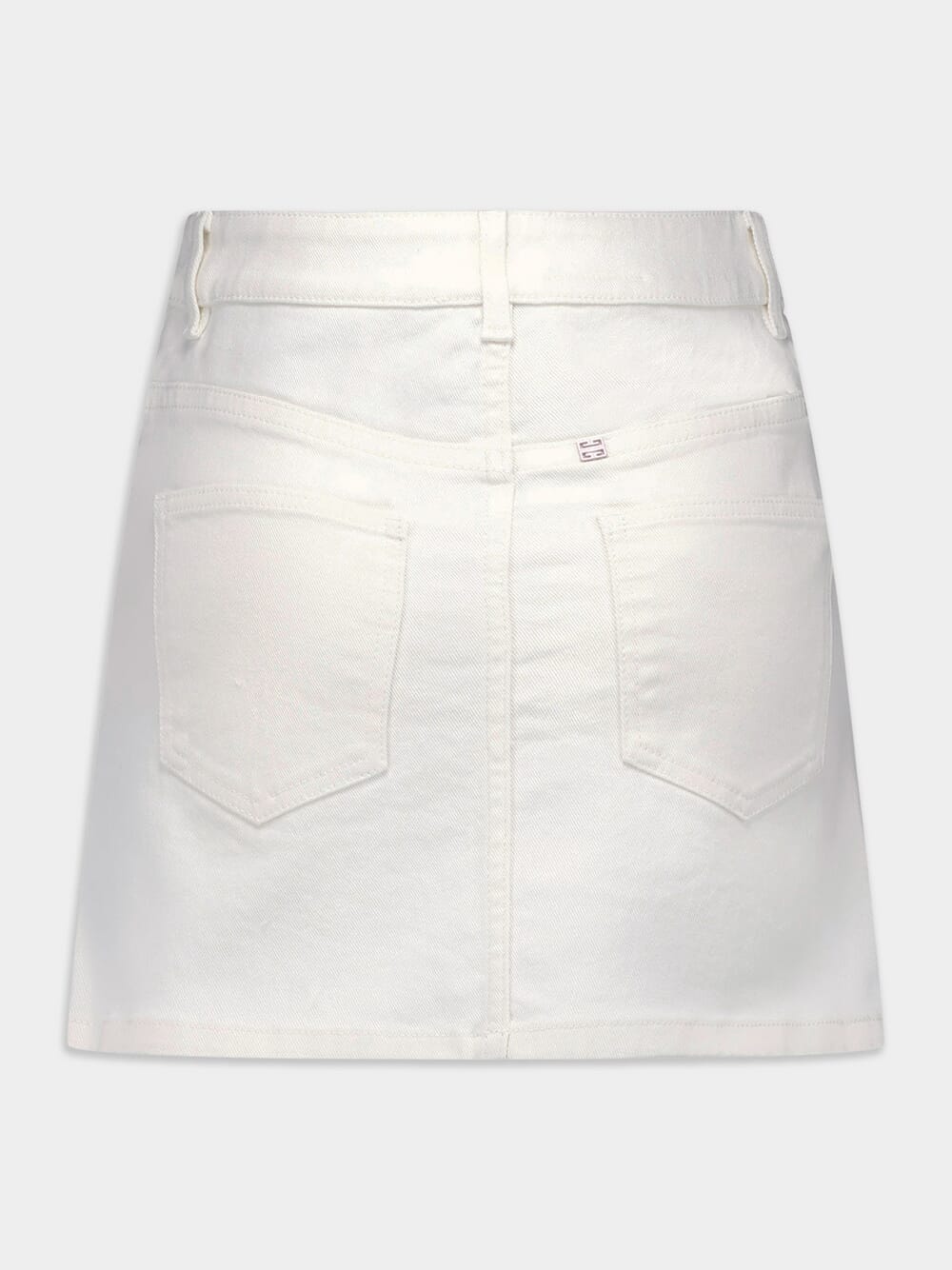 A-Line Denim Mini Skirt - Image 2