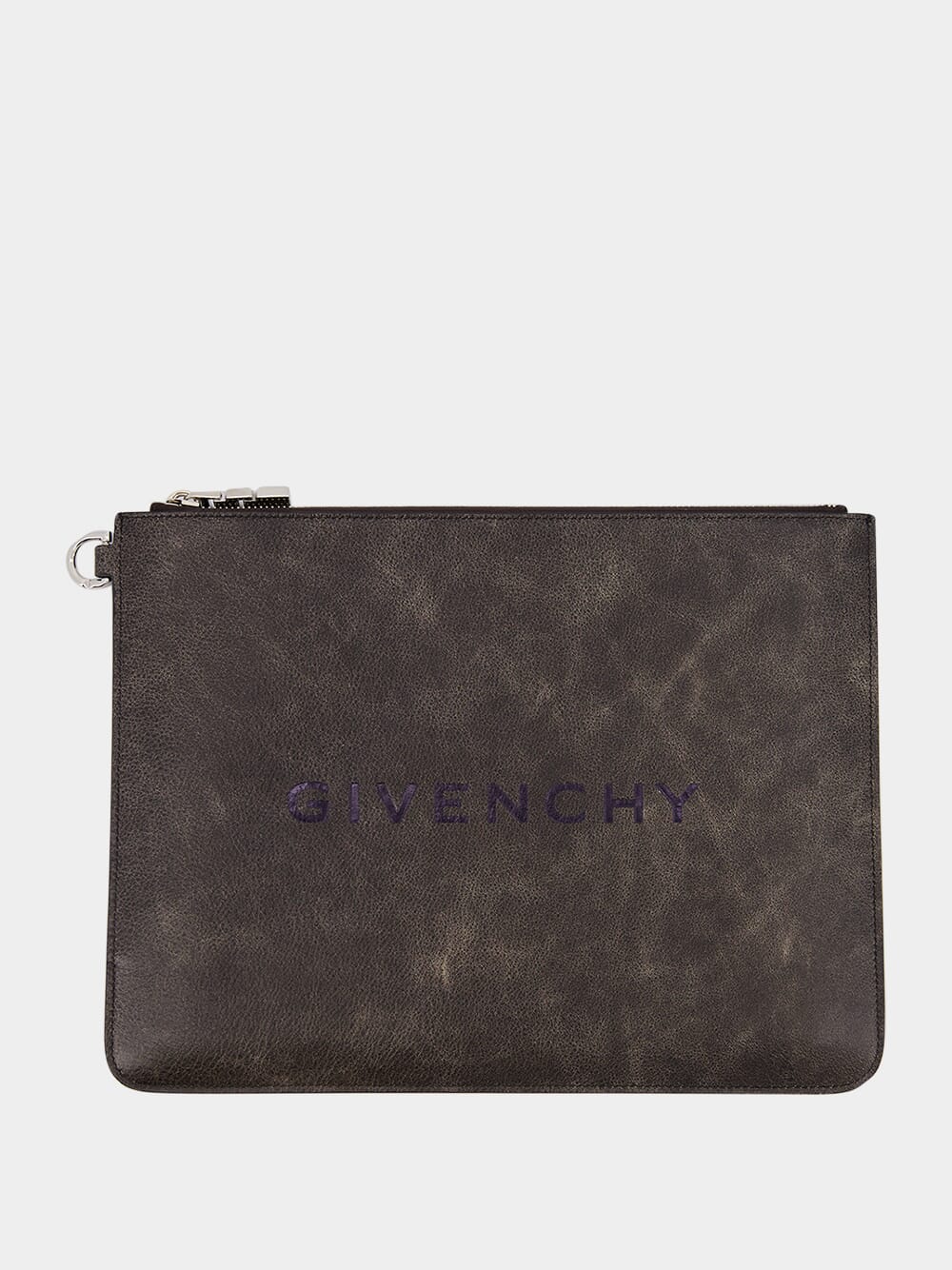 Designer Black Leather Pouch