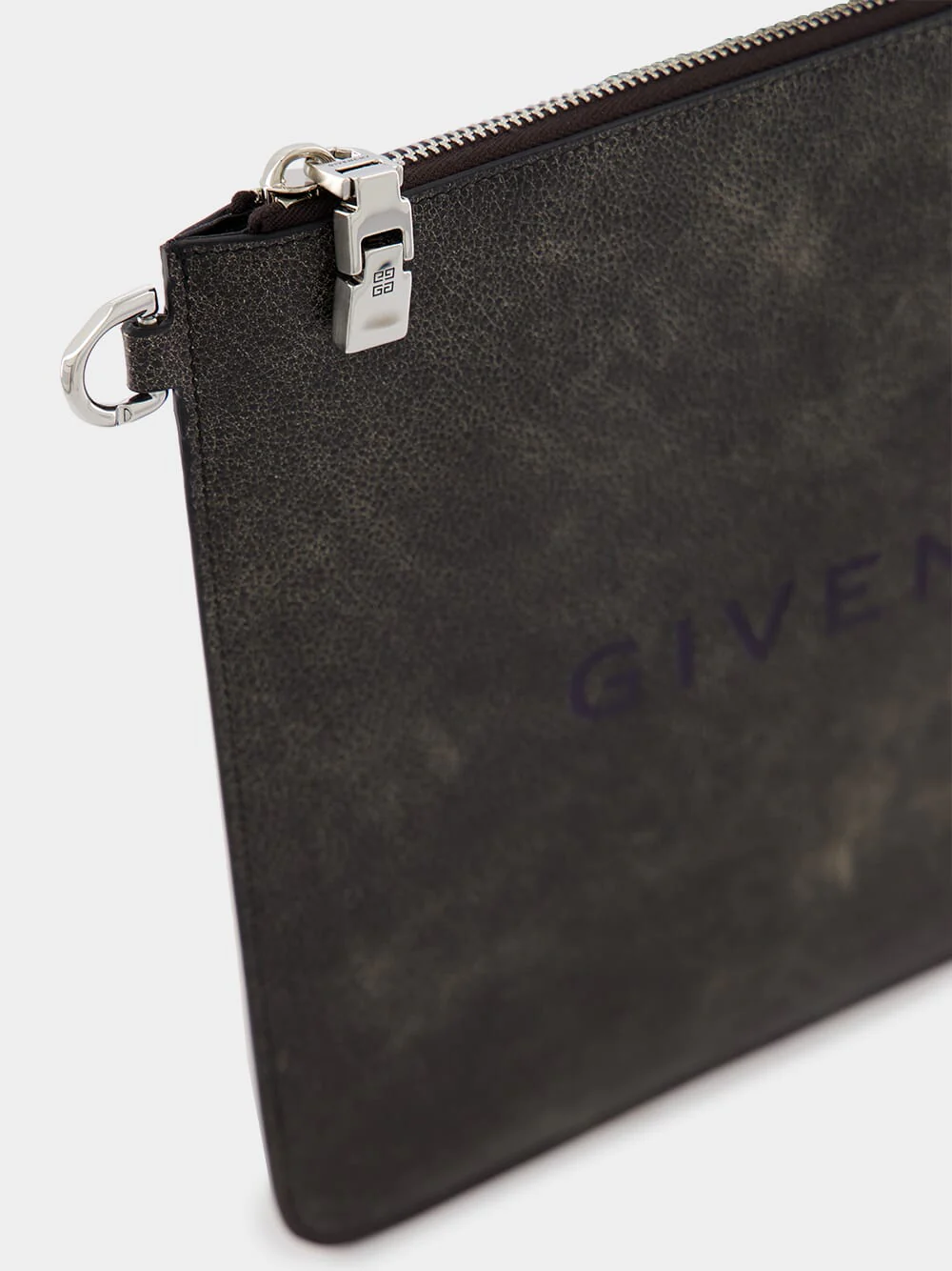Designer Black Leather Pouch - Image 2