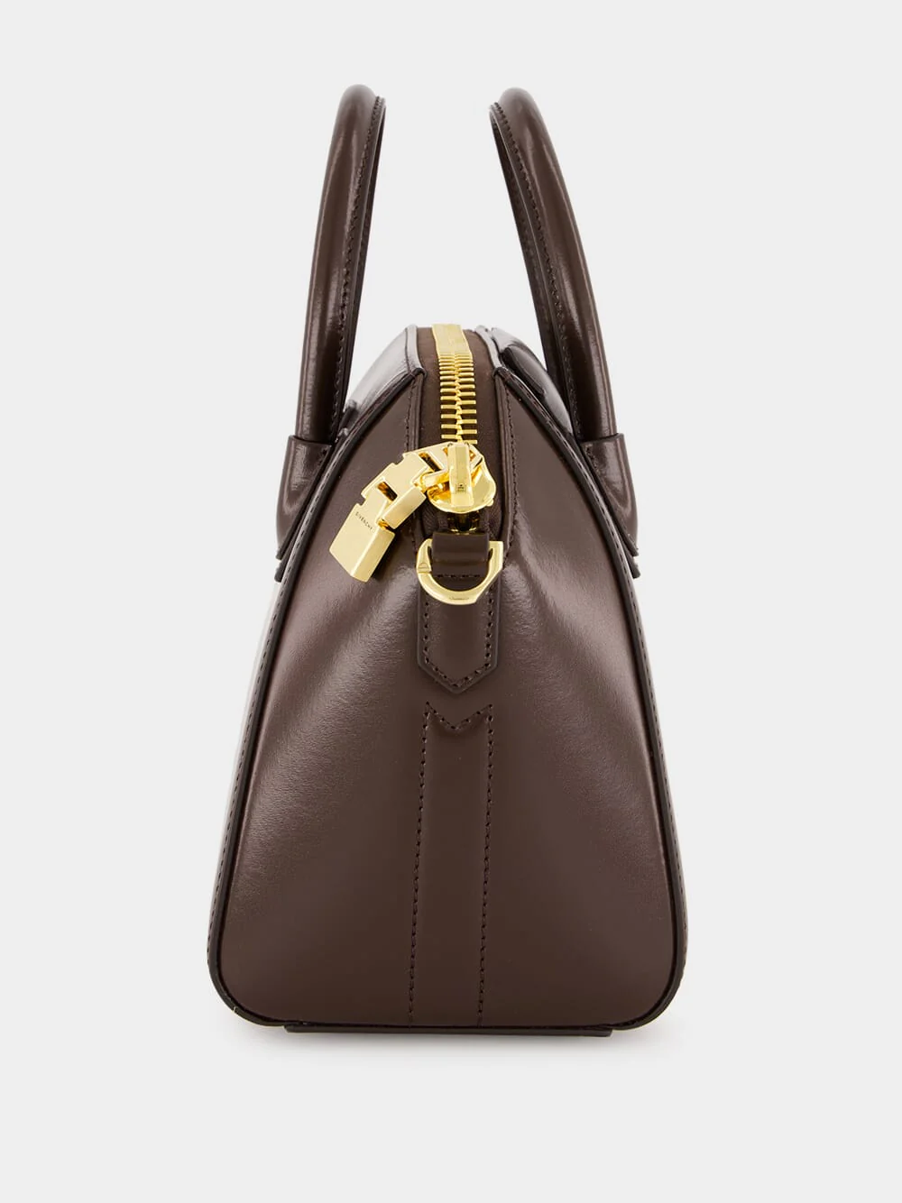 Ebony Brown Mini Antigona Bag - Image 5