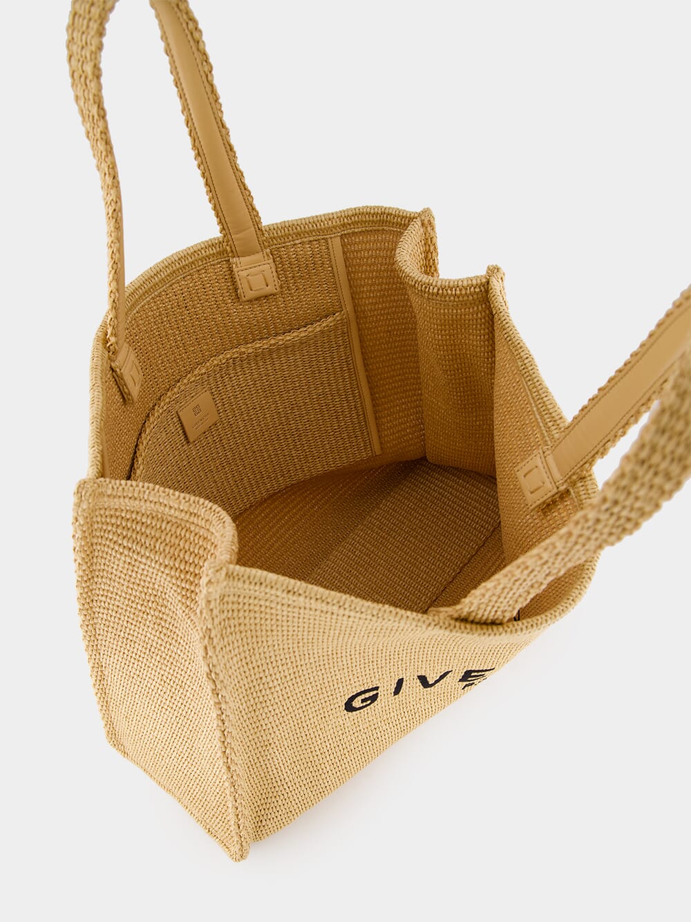 Medium G-Tote Bag in Raffia - Image 6