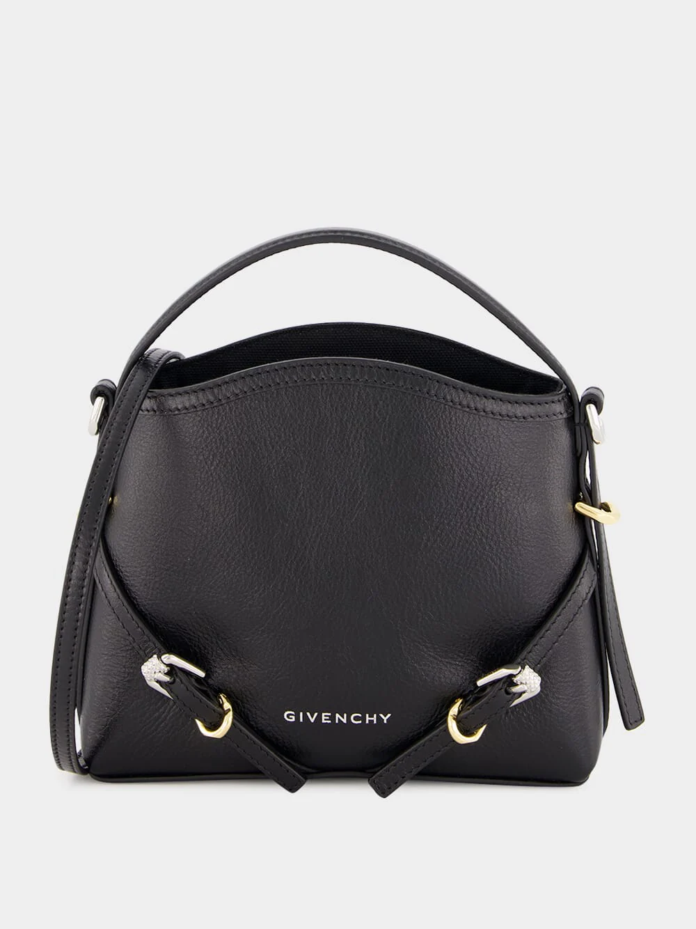 Black Nano Voyou Leather Bag