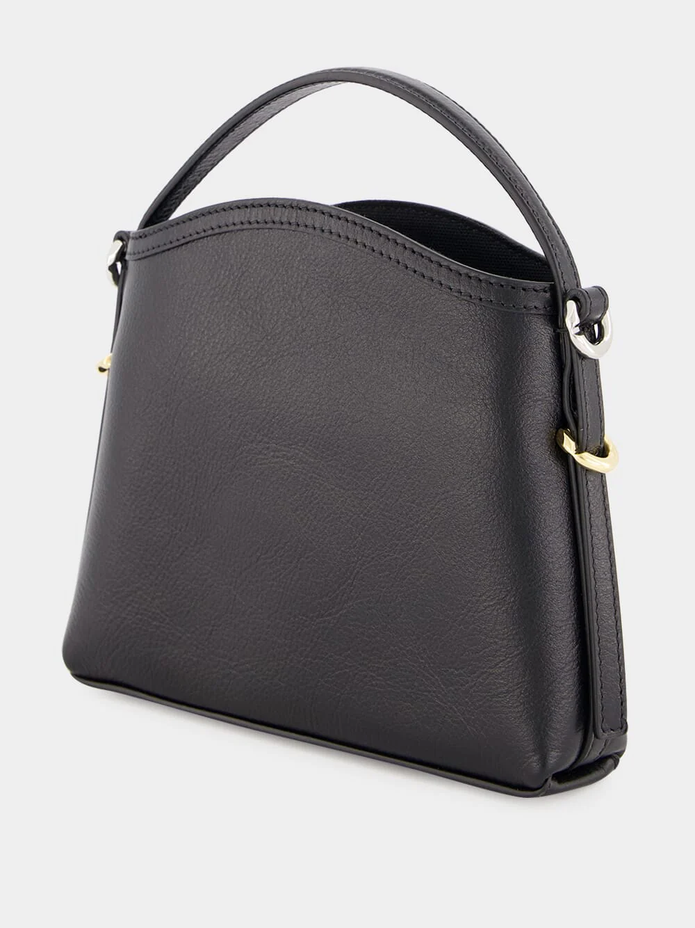 Black Nano Voyou Leather Bag - Image 6