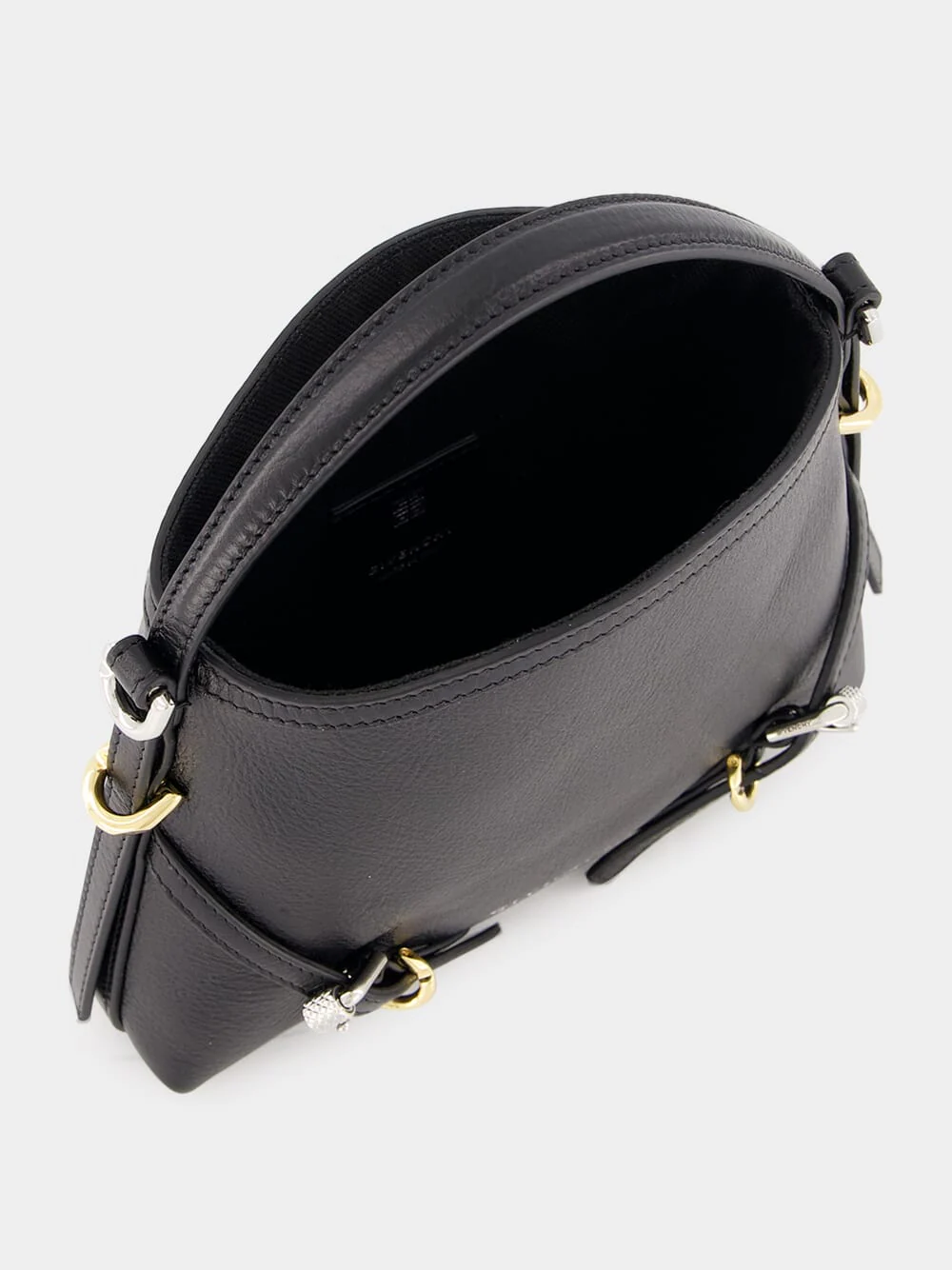 Black Nano Voyou Leather Bag - Image 7