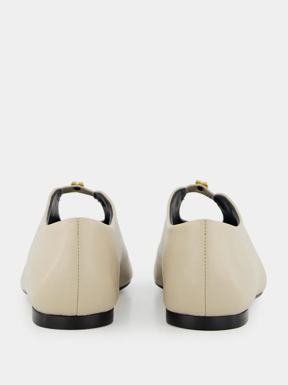 Beige 4G Liquid Ballerinas - Image 4