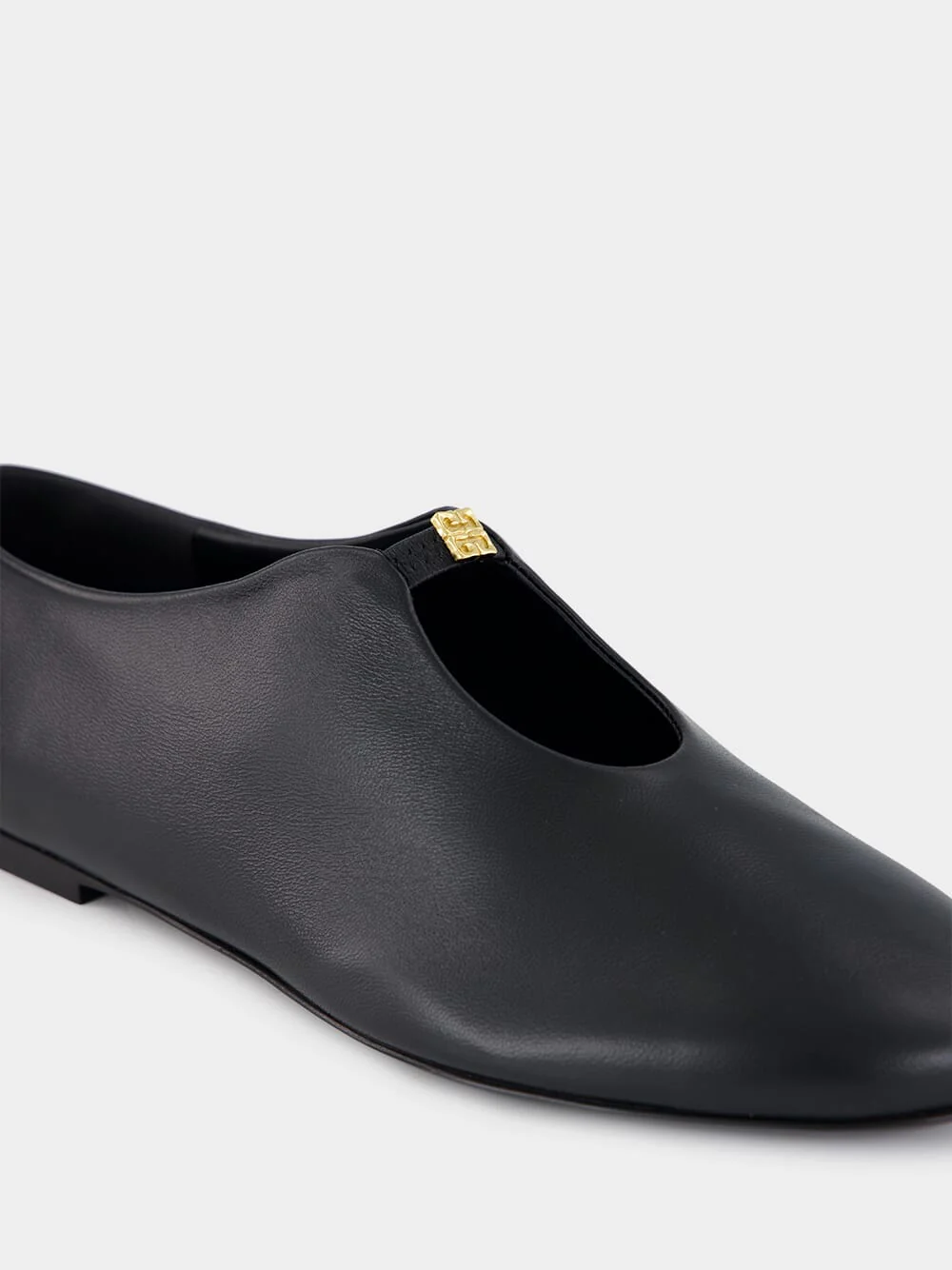 Black 4G Liquid Nappa Ballerina - Image 7