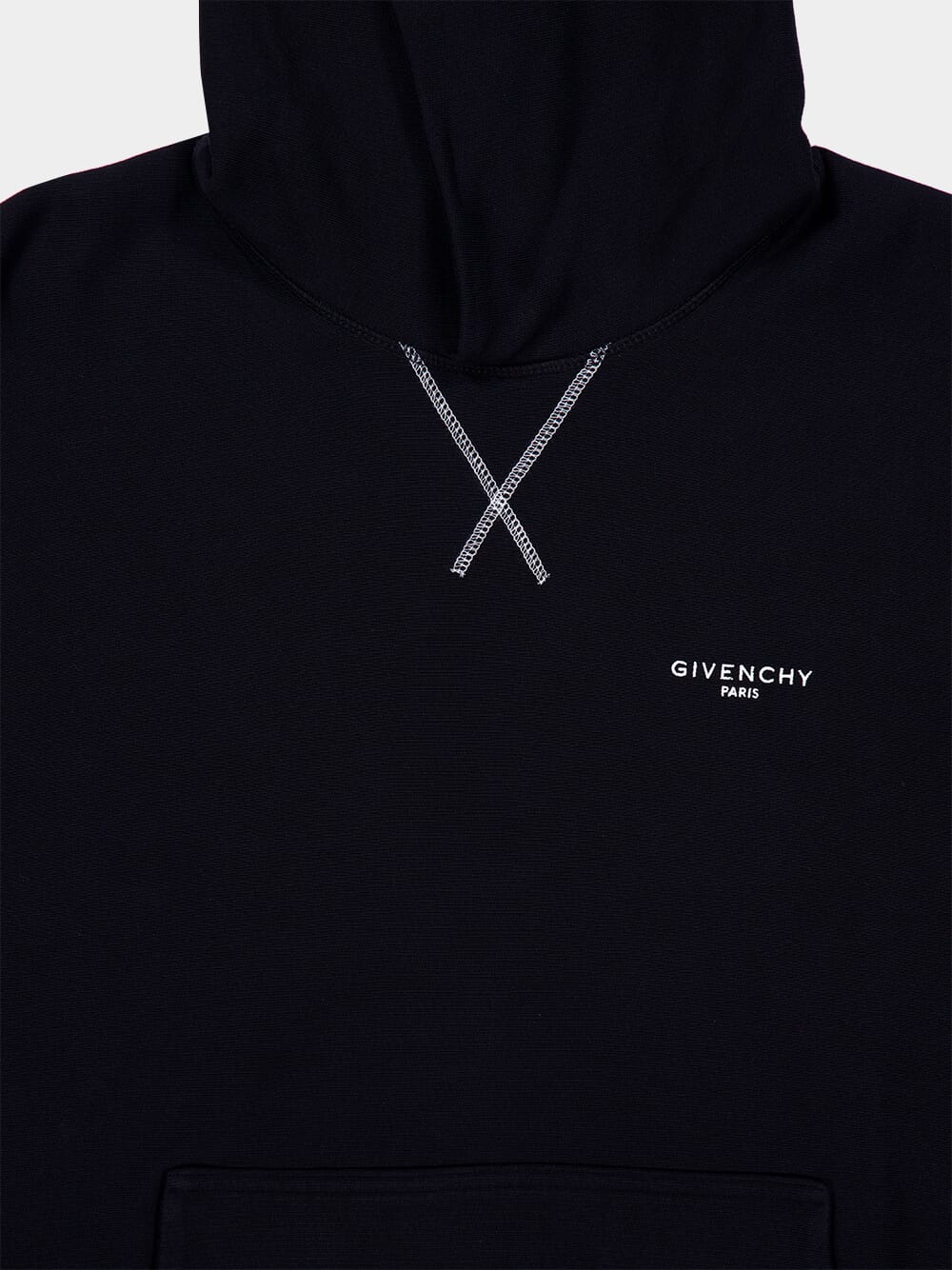 Black Cotton Hooded Sweatshirt - Image 5