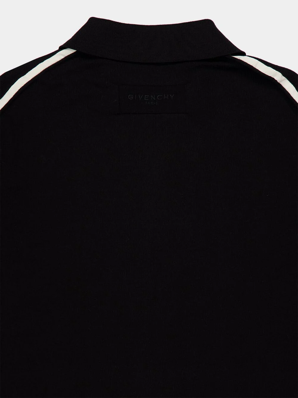 Black Cotton Polo Shirt - Image 4