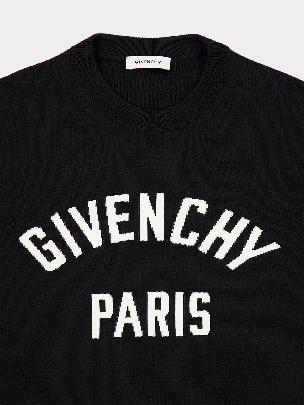 Black Couture Seam Logo Knit Sweater - Image 4