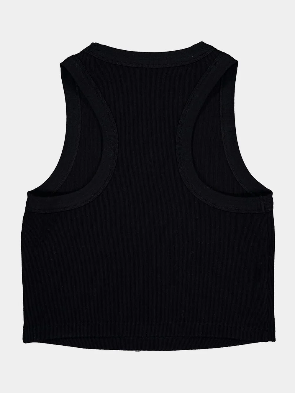 Black Cropped Tank Top - Image 5