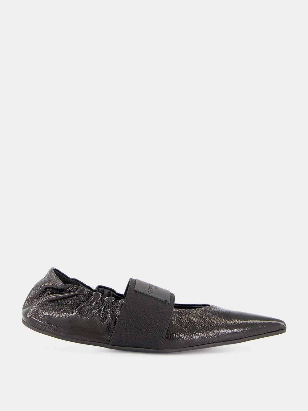 Black Crush Naplack Leather Ballerinas