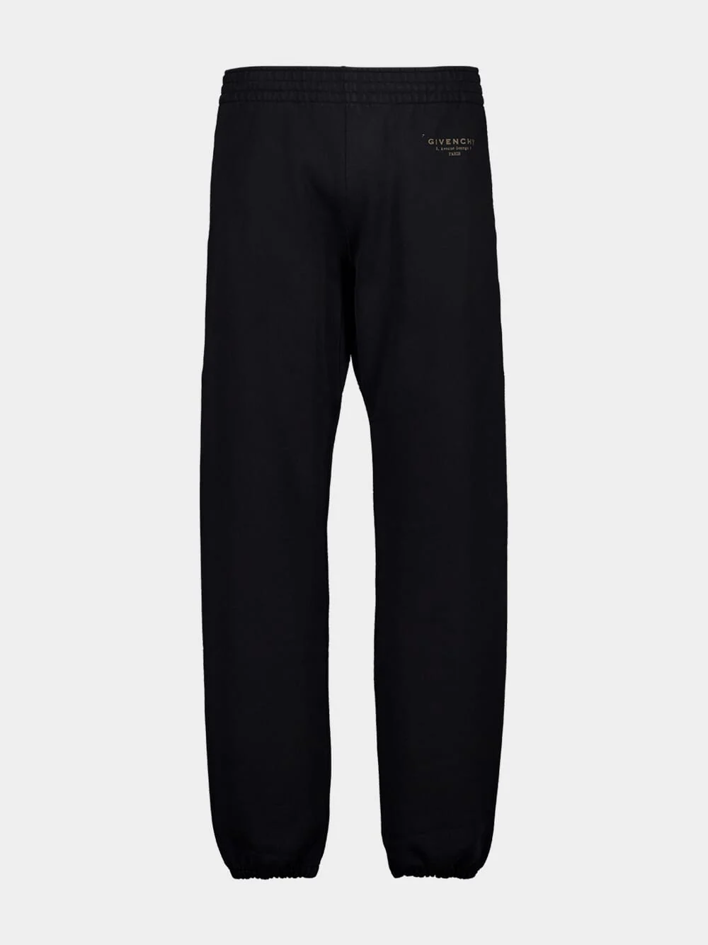 Black Fleece Jogger Pants