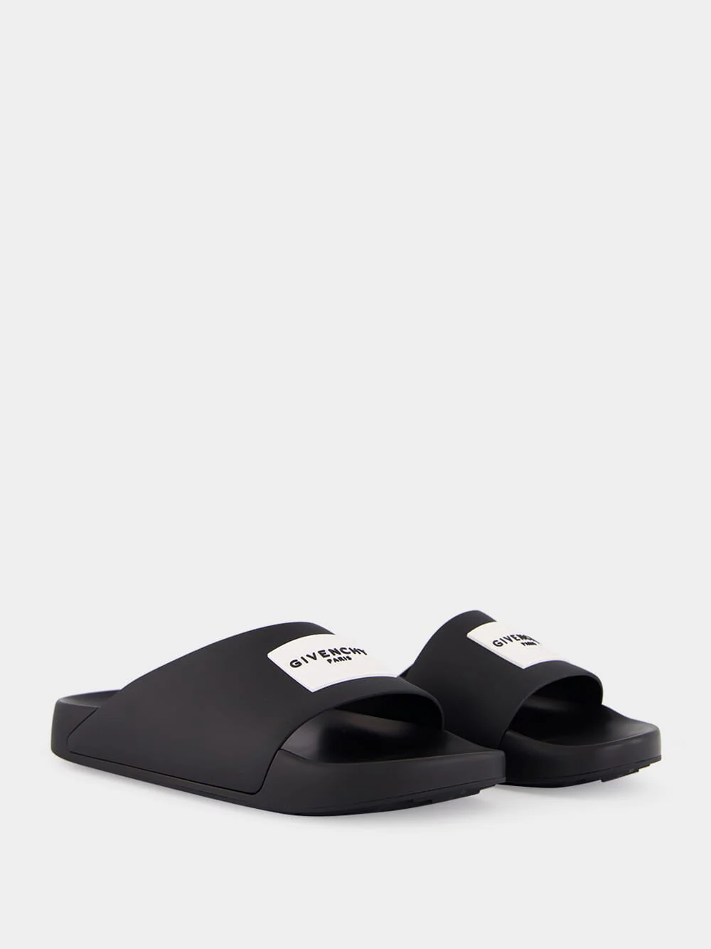 Black Label Slide Rubber Flat Mules - Image 3