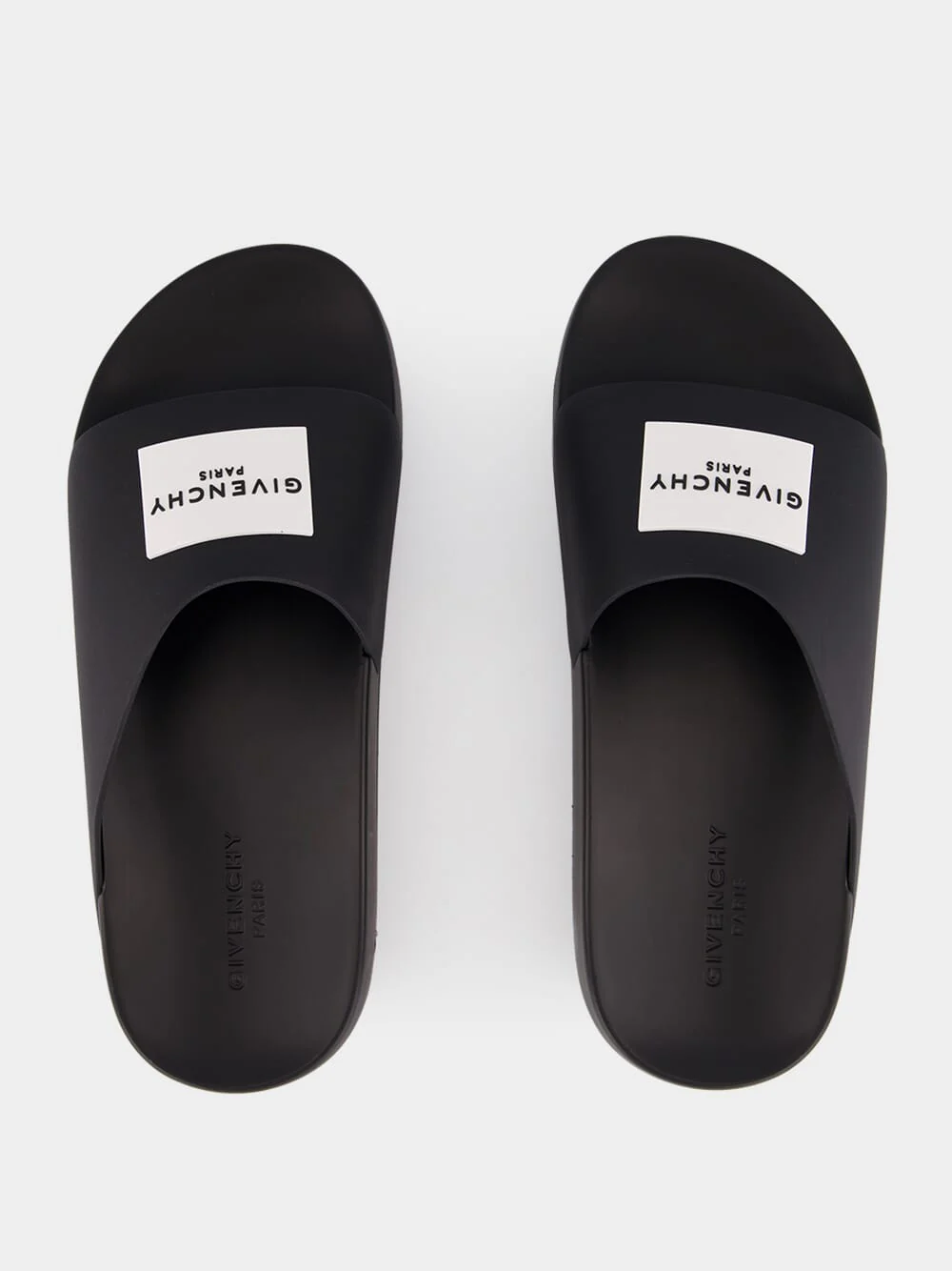 Black Label Slide Rubber Flat Mules - Image 4