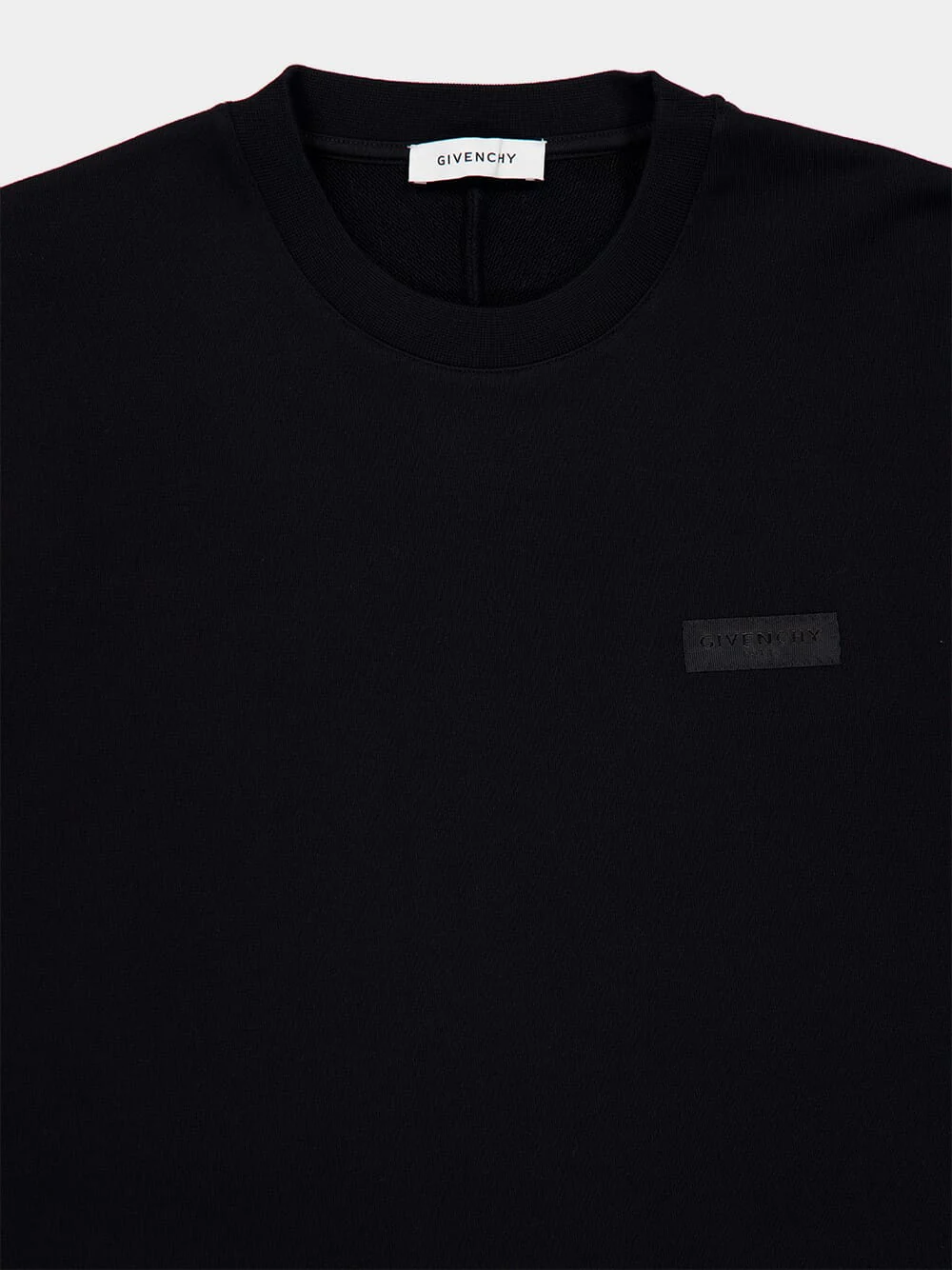 Black Logo Fleece Sweatshirt - Image 5