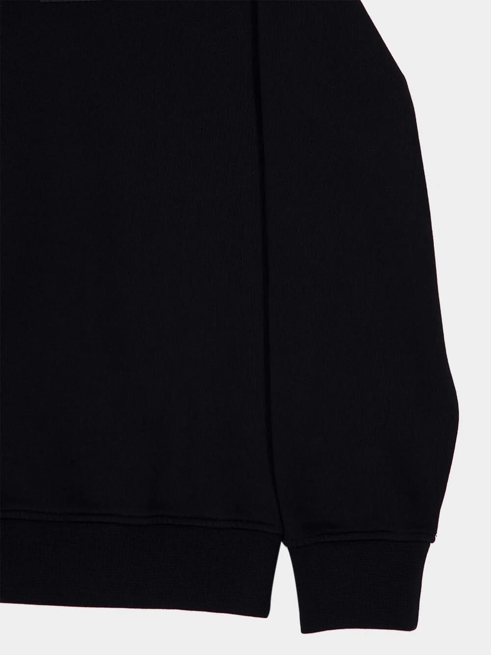 Black Logo Fleece Sweatshirt - Image 6